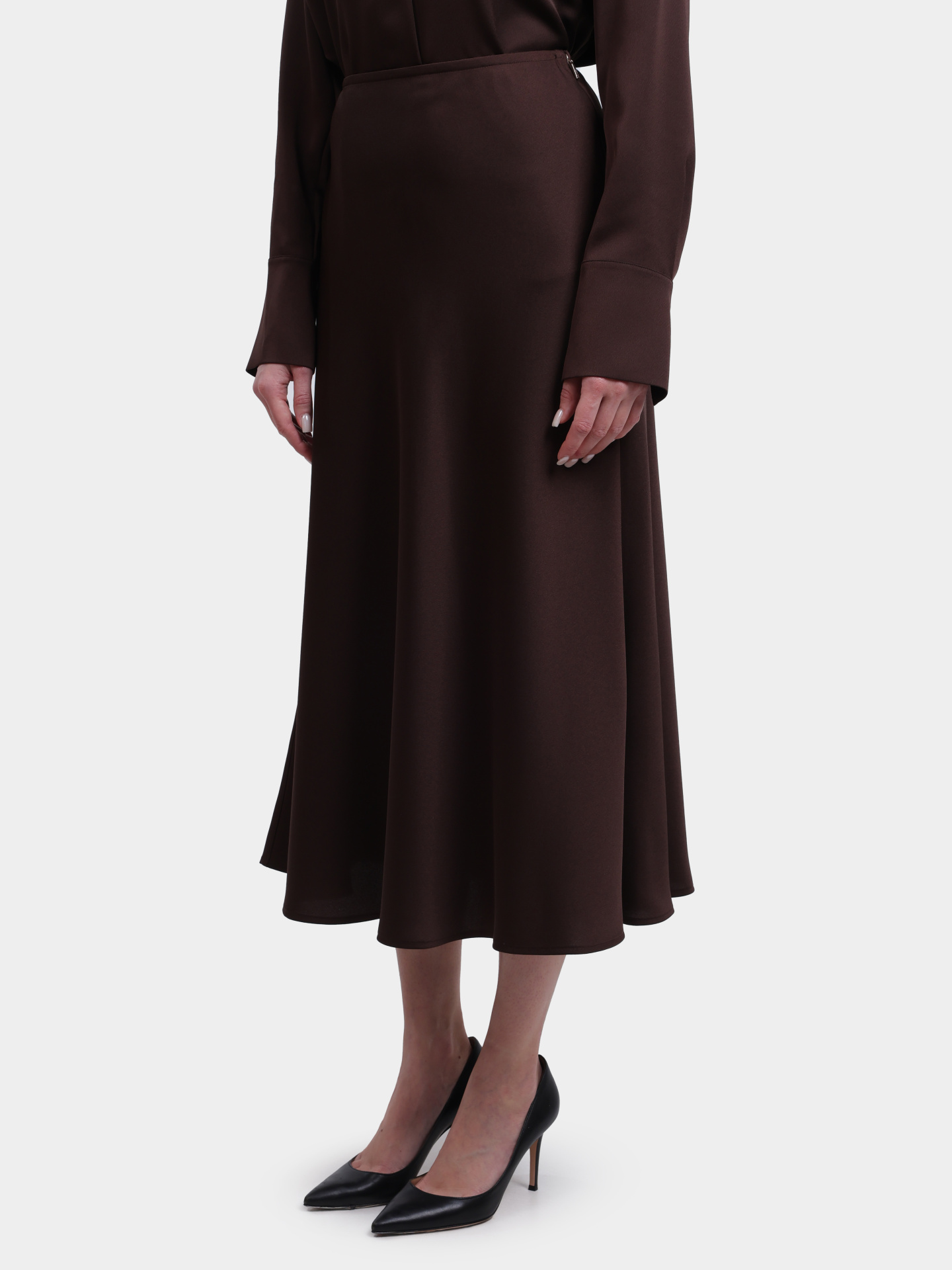 Юбка 58 254B58Sophie 10020175 201 темно-коричневая женская — купить в интернет-магазине Verdistore