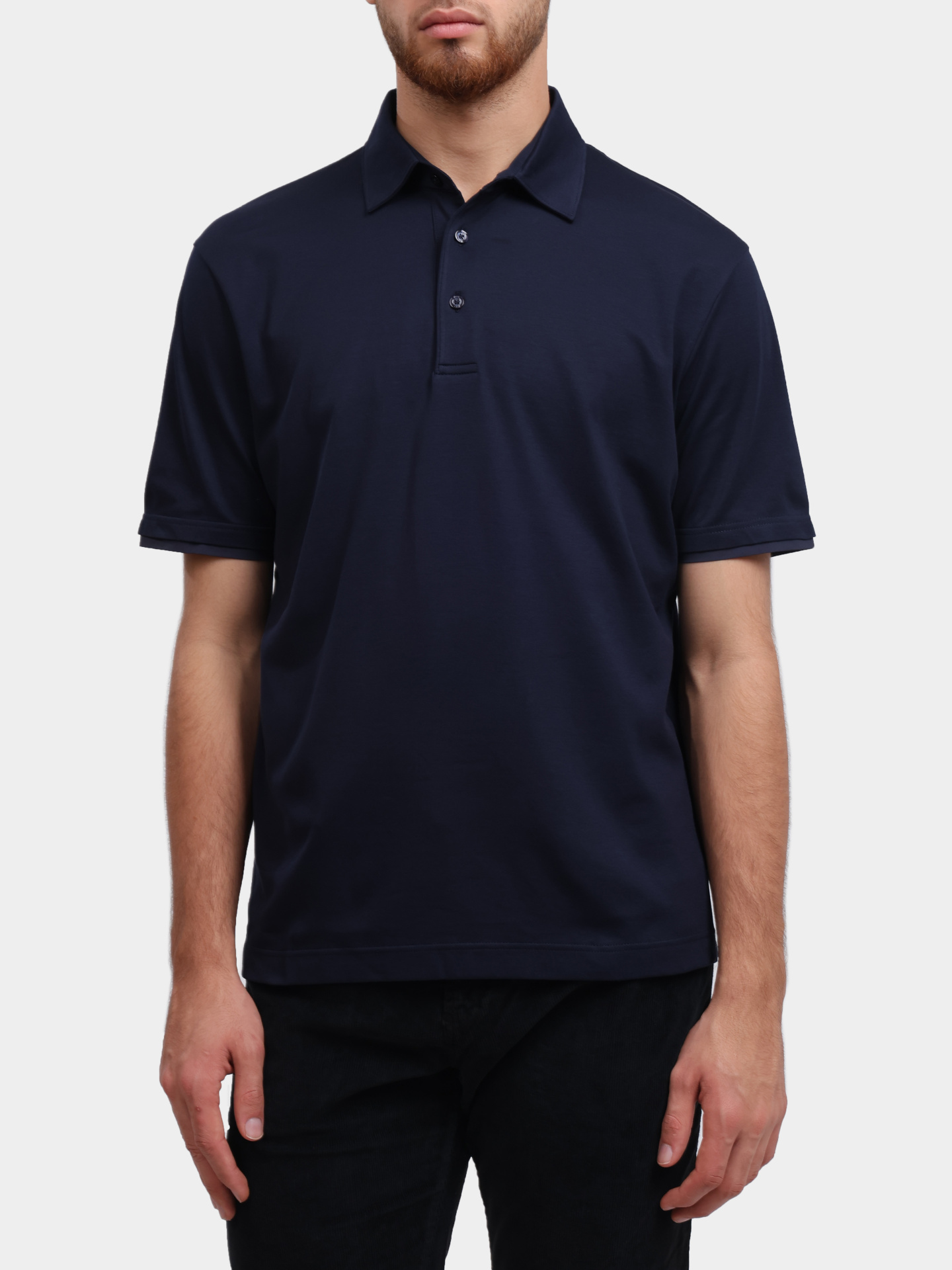 Поло Herno JPL0010UR 52052 9200 хлопковое мужское — купить в интернет-магазине Verdistore