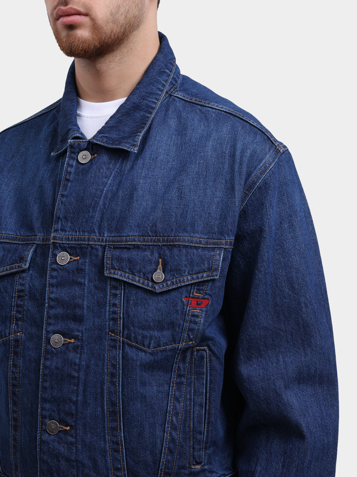 Куртка Diesel A216800IRAA01 джинсовая мужская — купить в интернет-магазине Verdistore