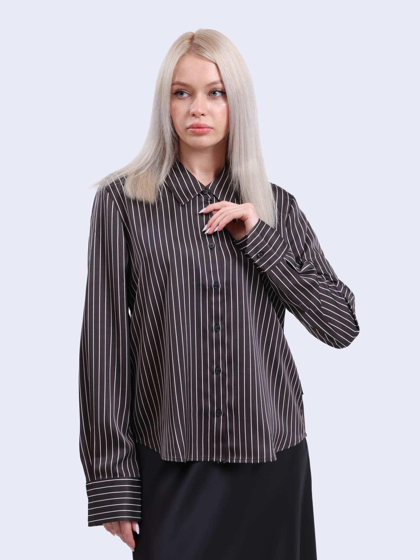 Блузка Elka 10267869 01 50532874 978 свободного кроя и с классическим воротником — купить в интернет-магазине Verdistore