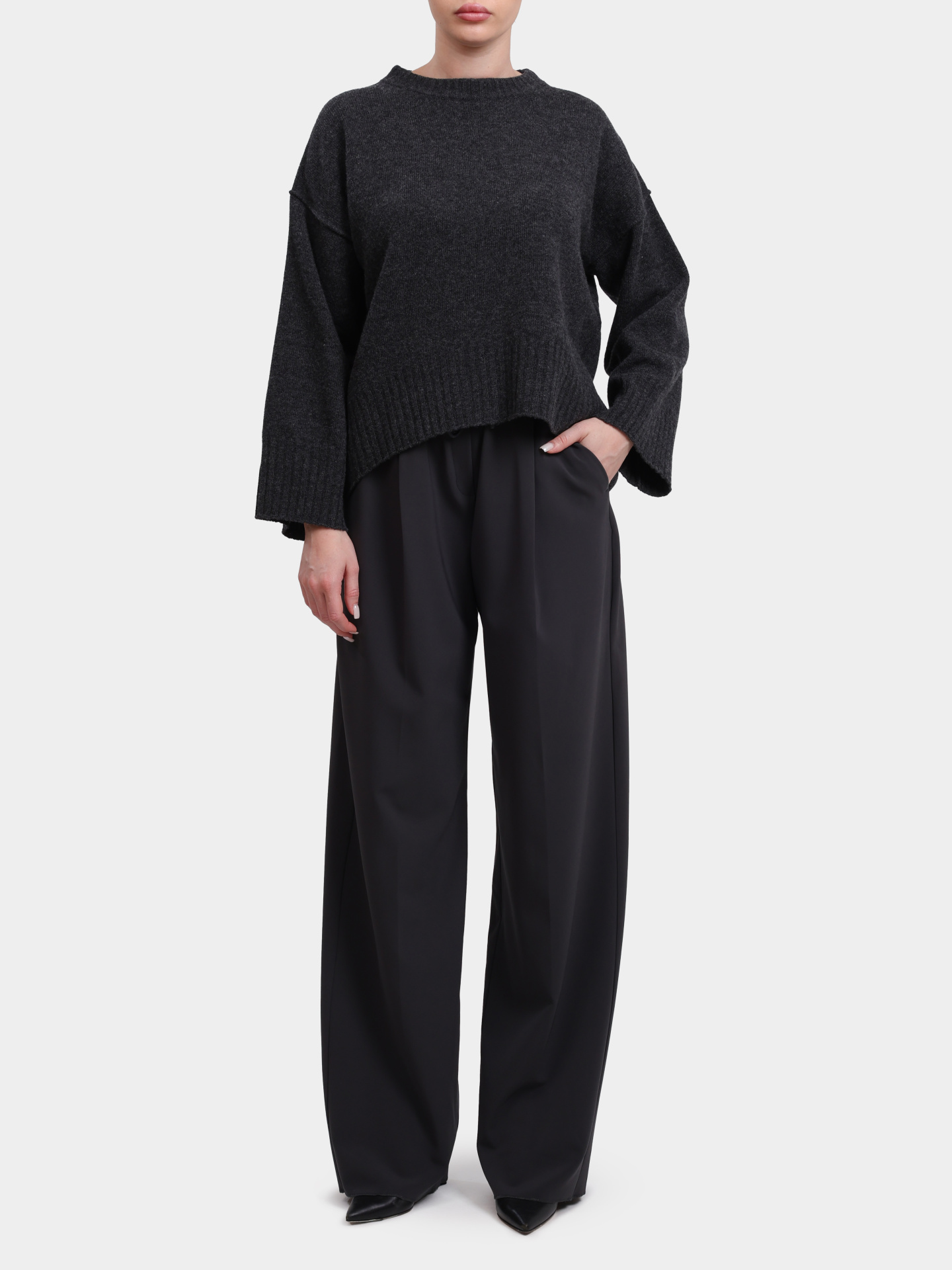 Брюки VANTO 005 серые женские — купить в интернет-магазине Verdistore