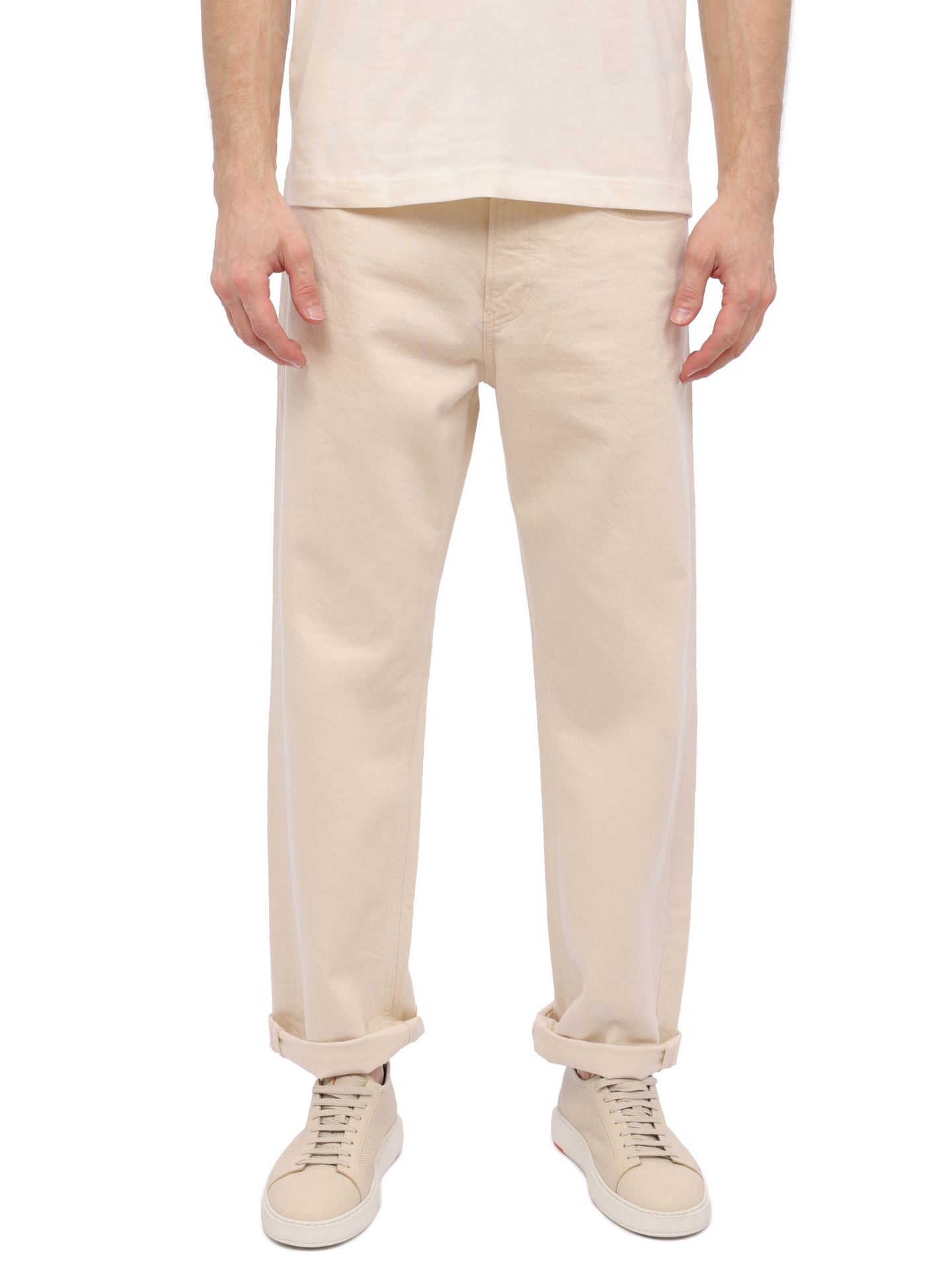 Джинсы Calvin Klein K10K112222 молочные мужские — купить в интернет-магазине Verdistore
