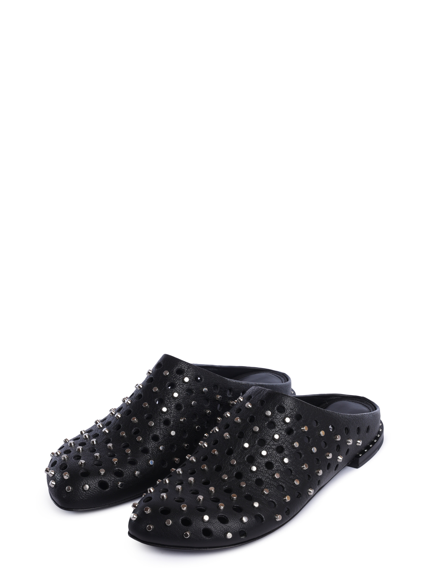 Мюли Premiata M6942 кожаные женские с заклепками — купить в интернет-магазине Verdistore