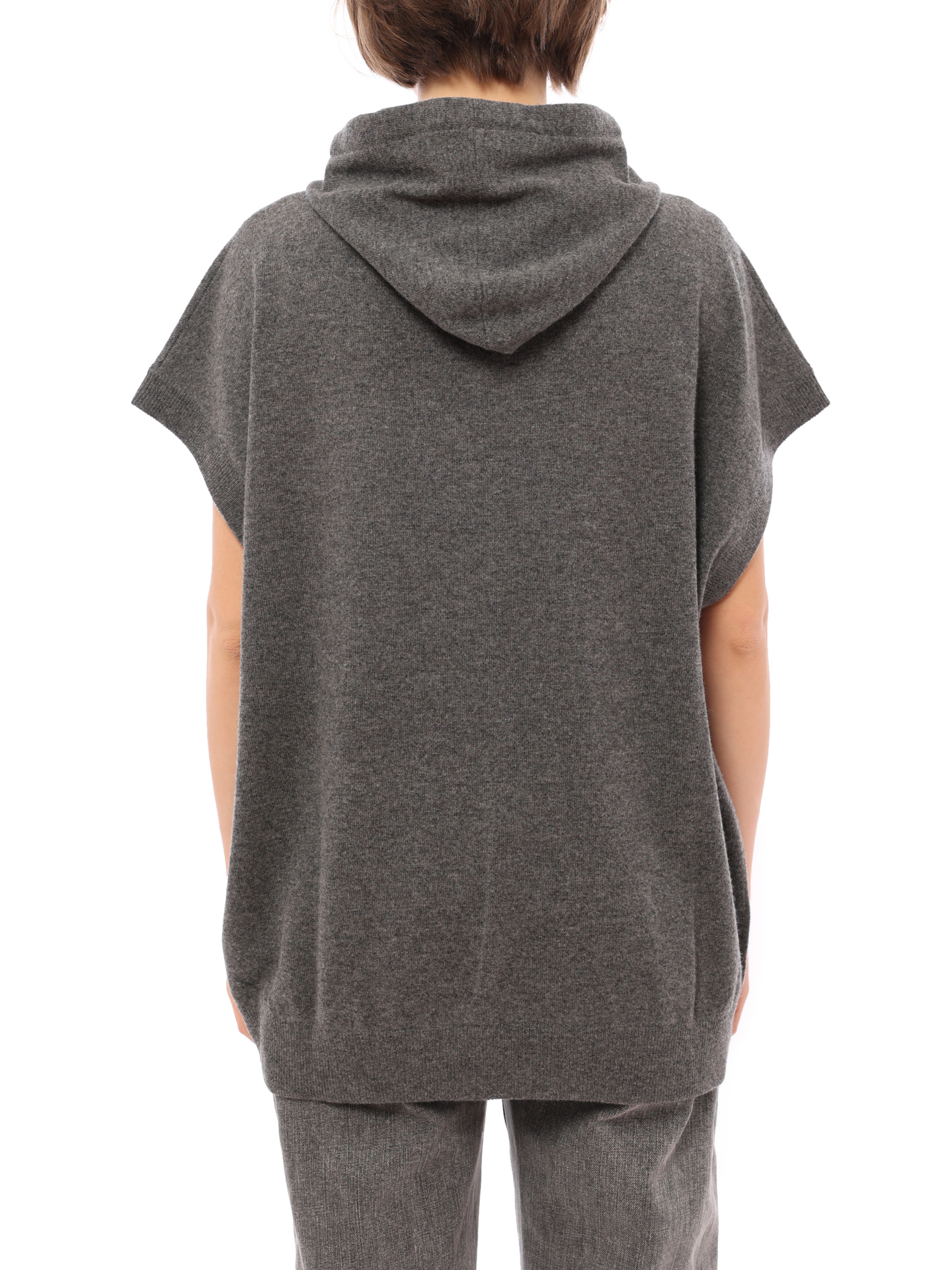 Худи Brunello Cucinelli M16187009 C079 серое женское — купить в интернет-магазине Verdistore