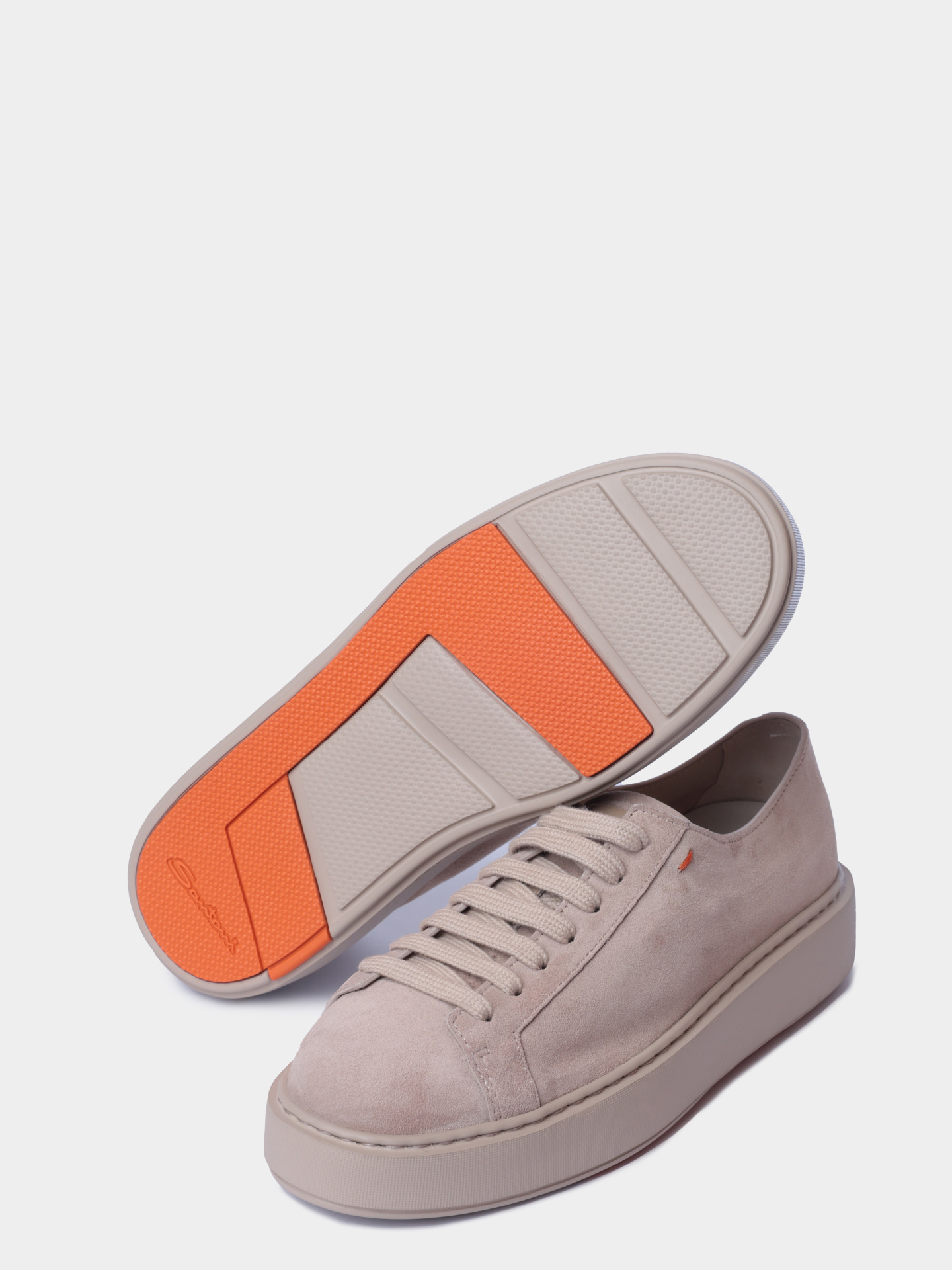 Кеды Santoni WBCG61322ISLTTOYE40 замшевые женские — купить в интернет-магазине Verdistore