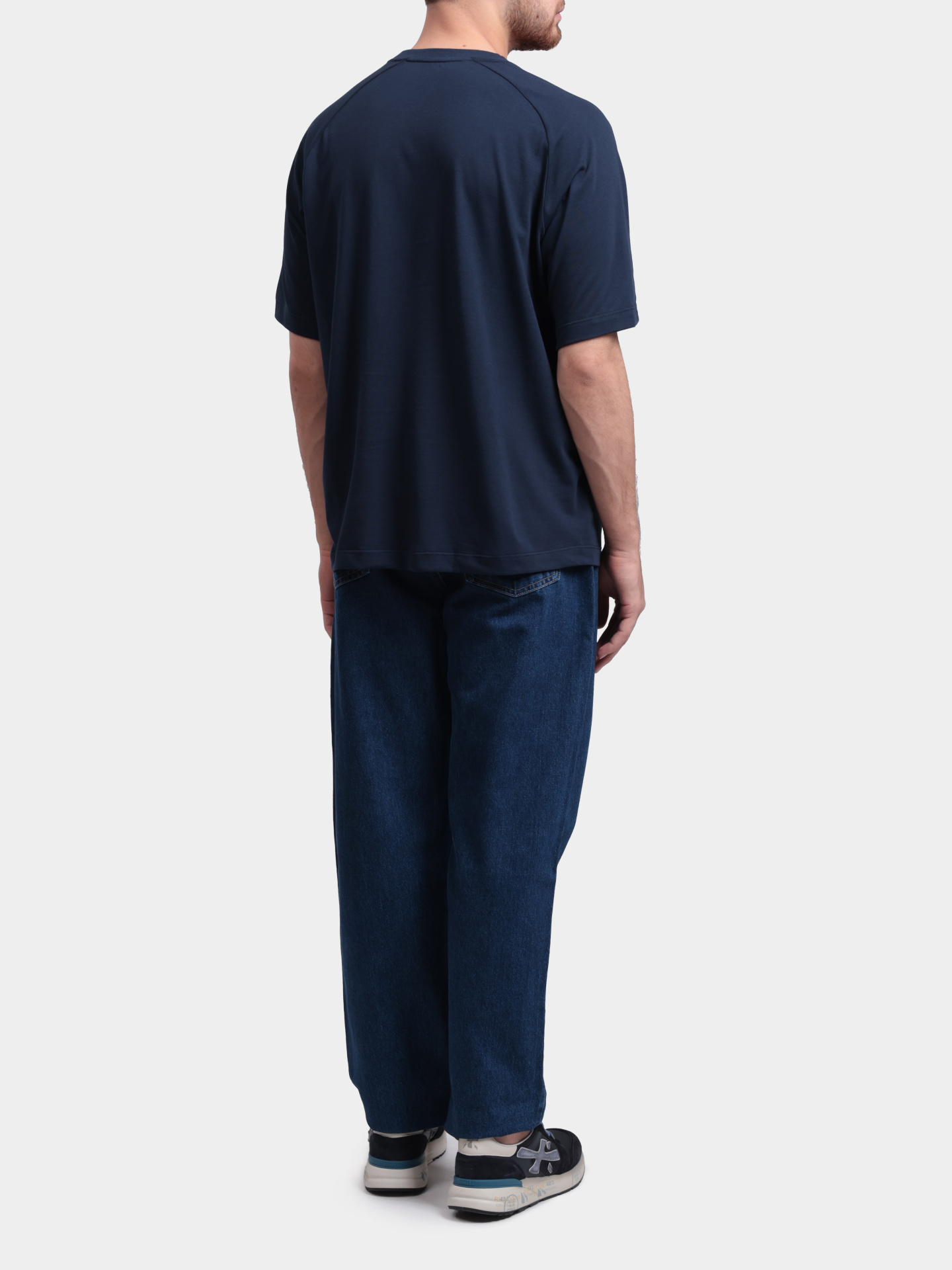 Футболка Calvin Klein LVGMS6K101 0PP темно-синяя мужская — купить в интернет-магазине Verdistore