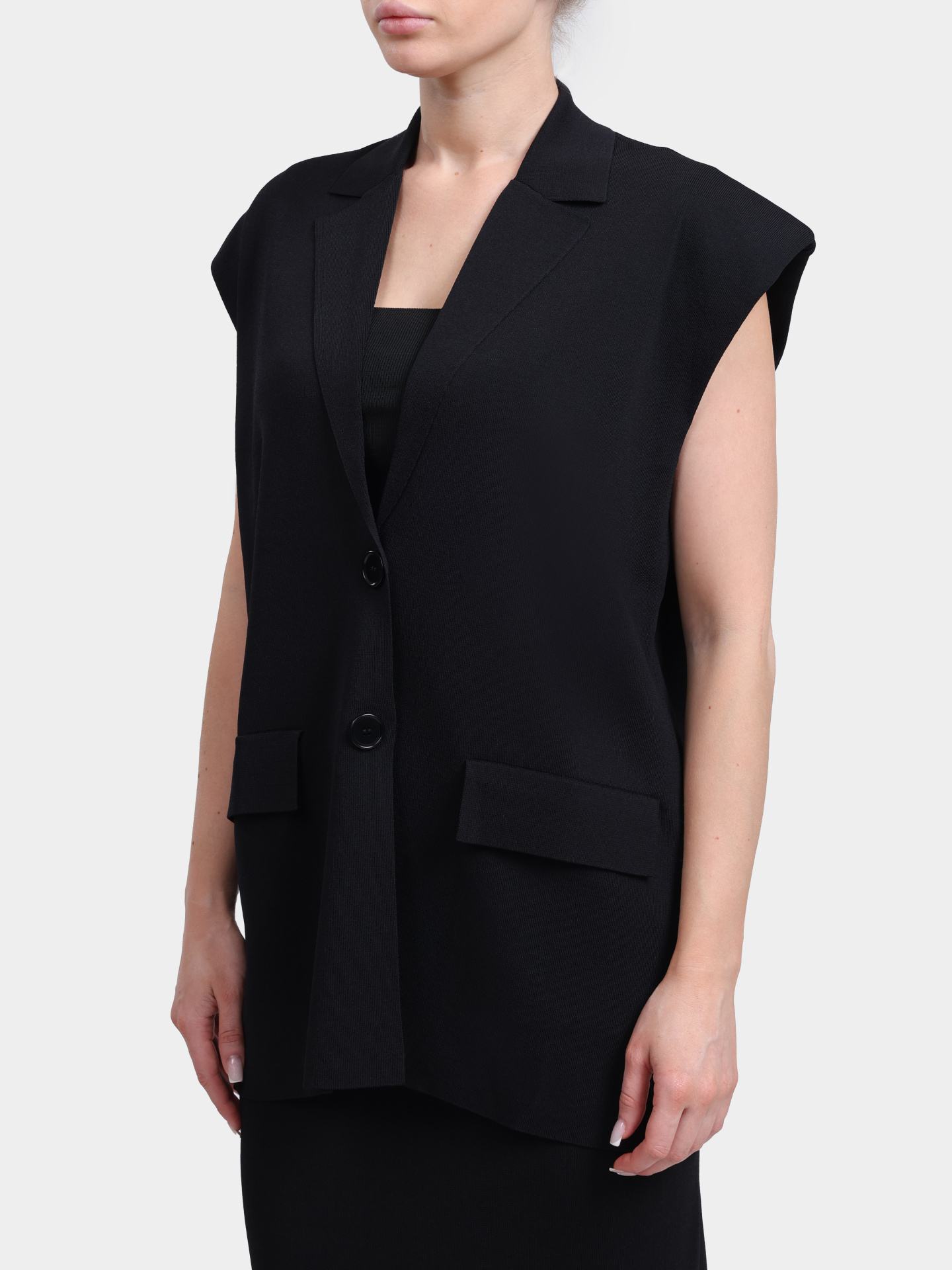 Жилет Alpha Studio AD-6262D 2002 трикотажный женский — купить в интернет-магазине Verdistore