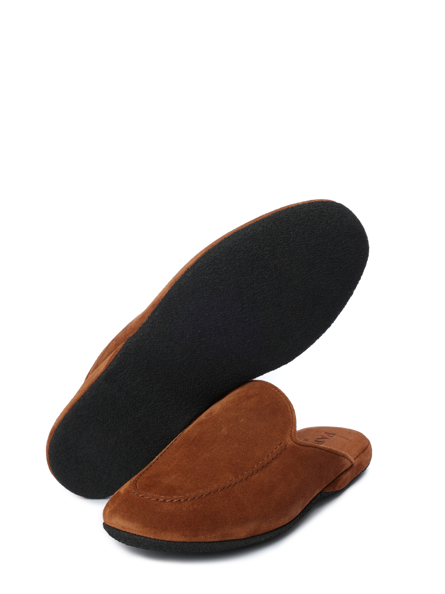 Шлепанцы светло-коричневые замшевые  — купить в интернет-магазине Verdistore