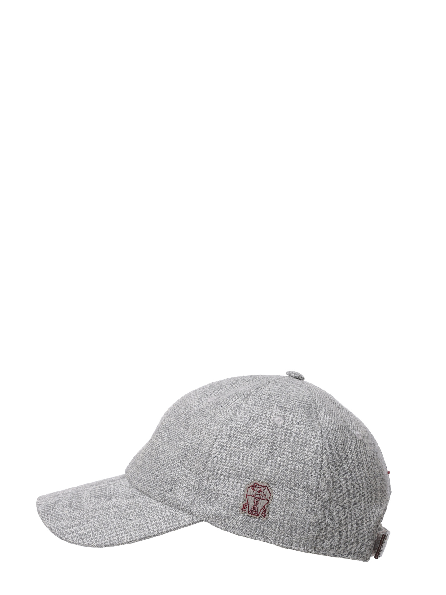 Бейсболка Brunello Cucinelli MW4829979 C1001 светло-серая мужская с логотипом — купить в интернет-магазине Verdistore