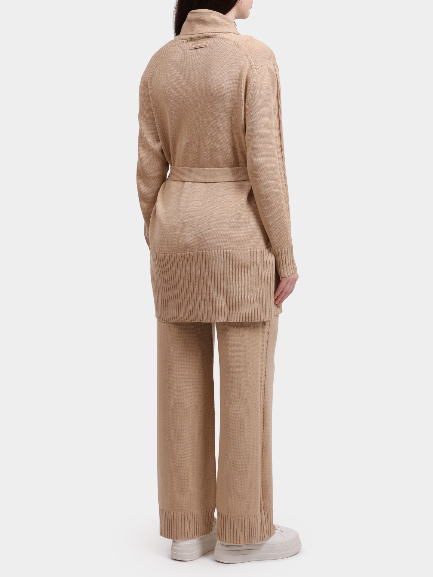 Кардиган Armani Exchange XW000766 AF13774 U1051 бежевый женский — купить в интернет-магазине Verdistore