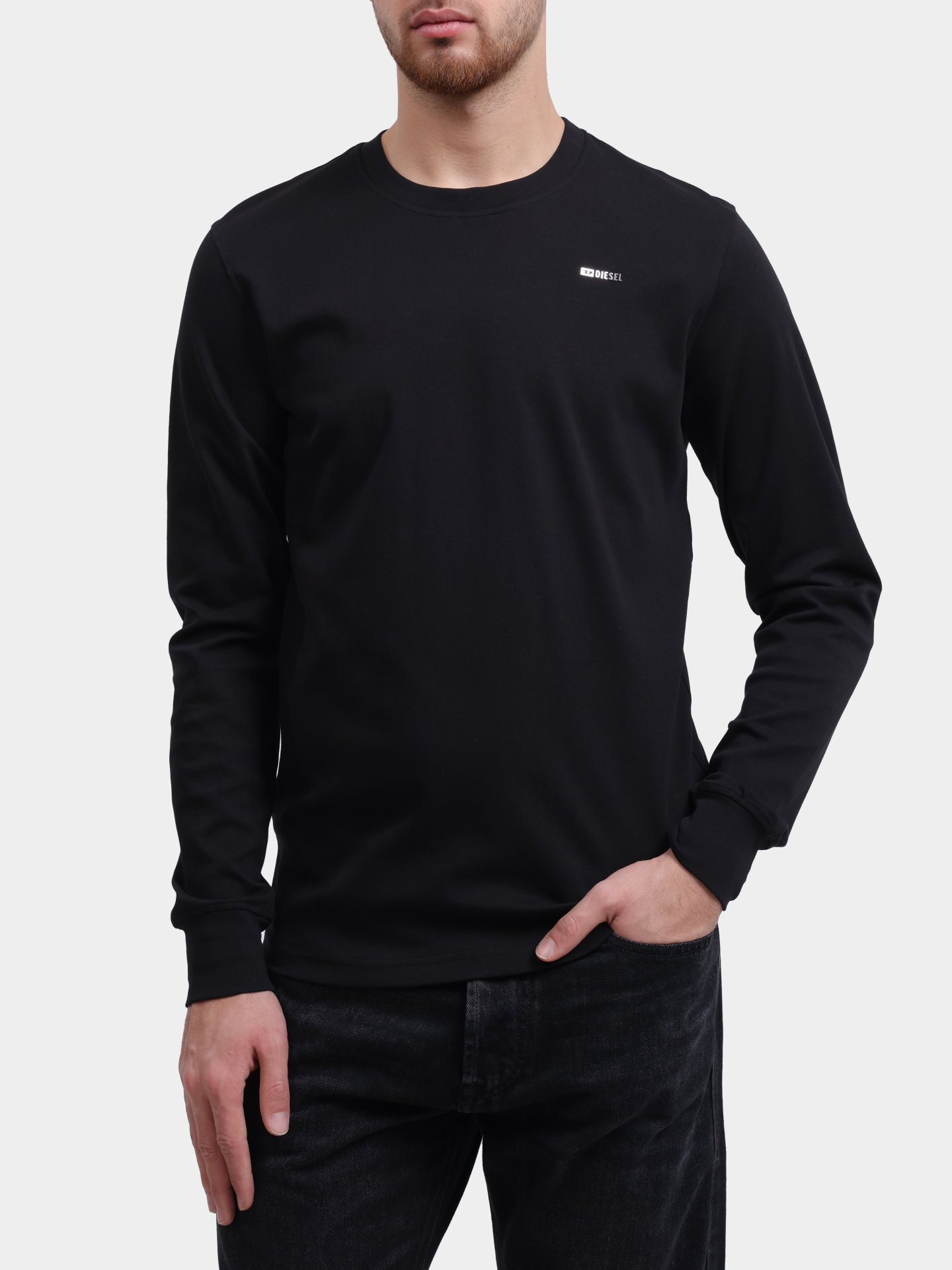 Лонгслив Diesel A207830AIJU9XX хлопковый мужской — купить в интернет-магазине Verdistore