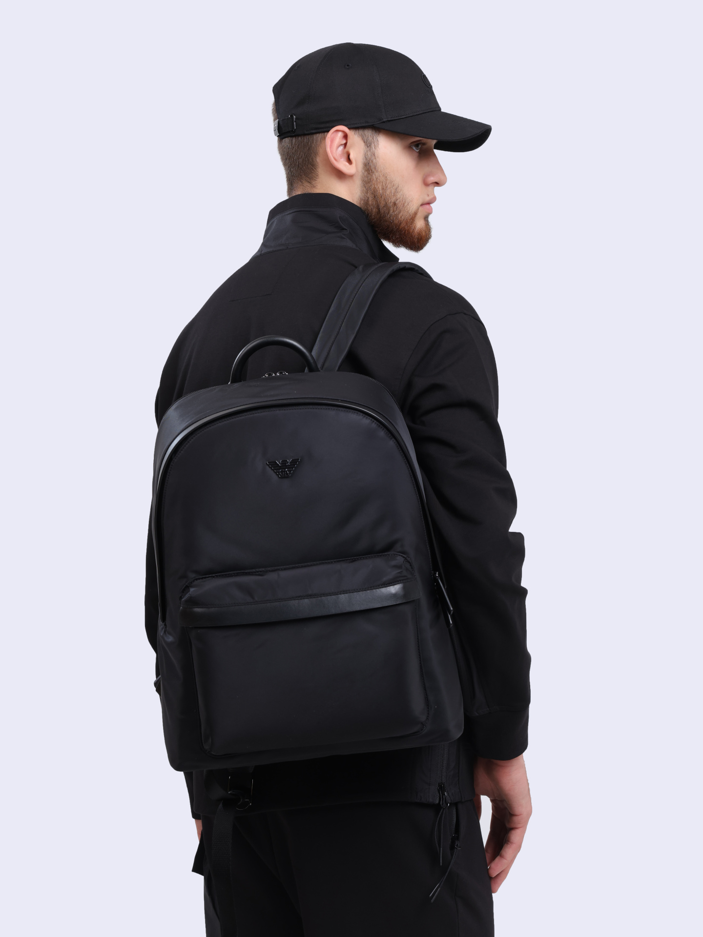 Рюкзак Emporio Armani EM001795 черный мужской — купить в интернет-магазине Verdistore