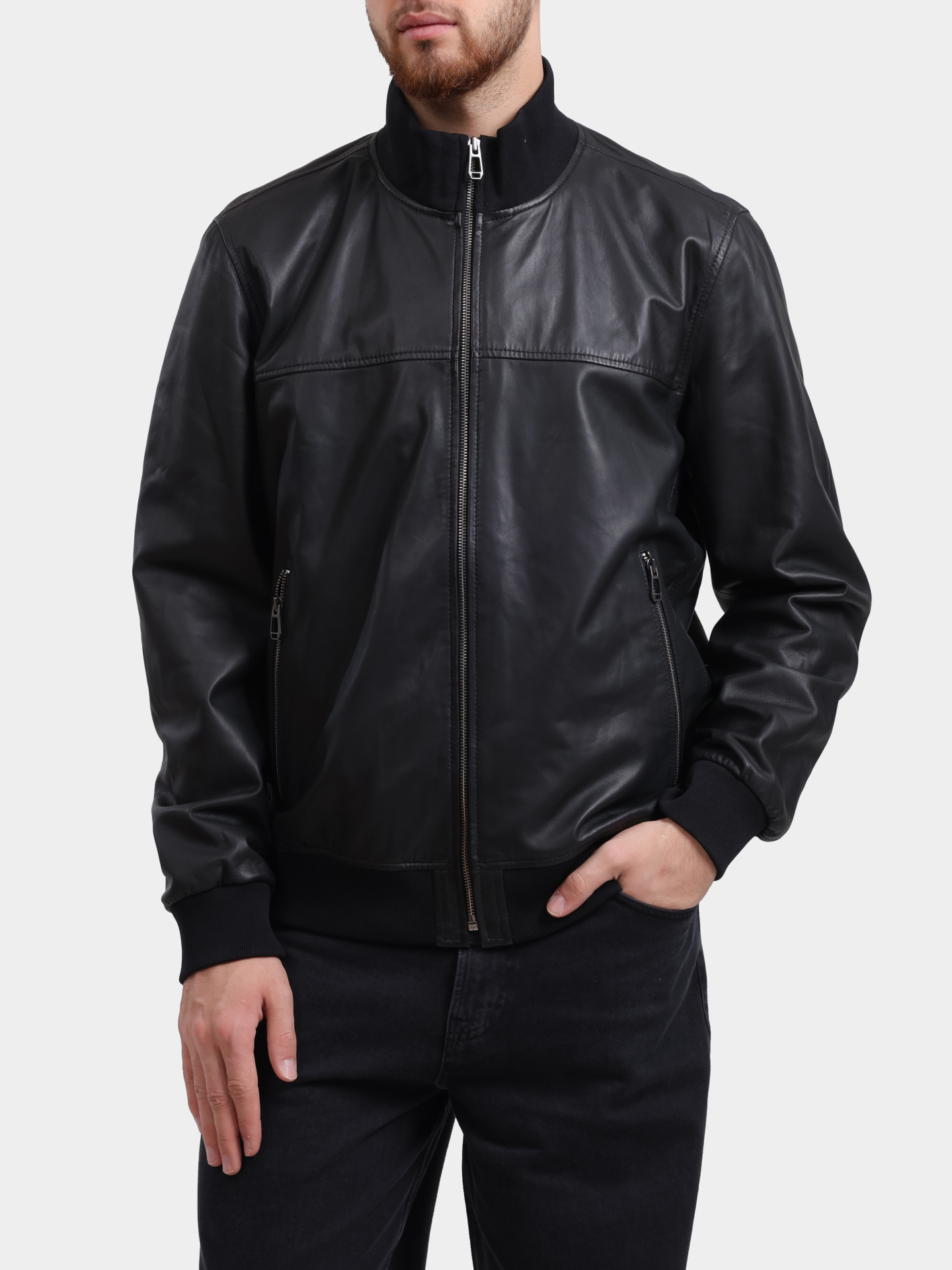 Куртка Joop! Byll 1500150 001 кожаная мужская — купить в интернет-магазине Verdistore