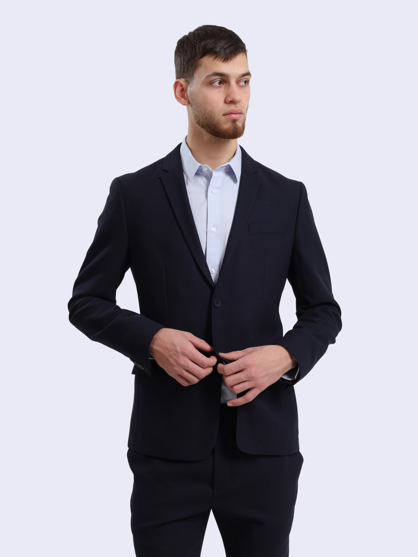 Пиджак Calvin Klein K10K109955 темно-синий мужской — купить в интернет-магазине Verdistore