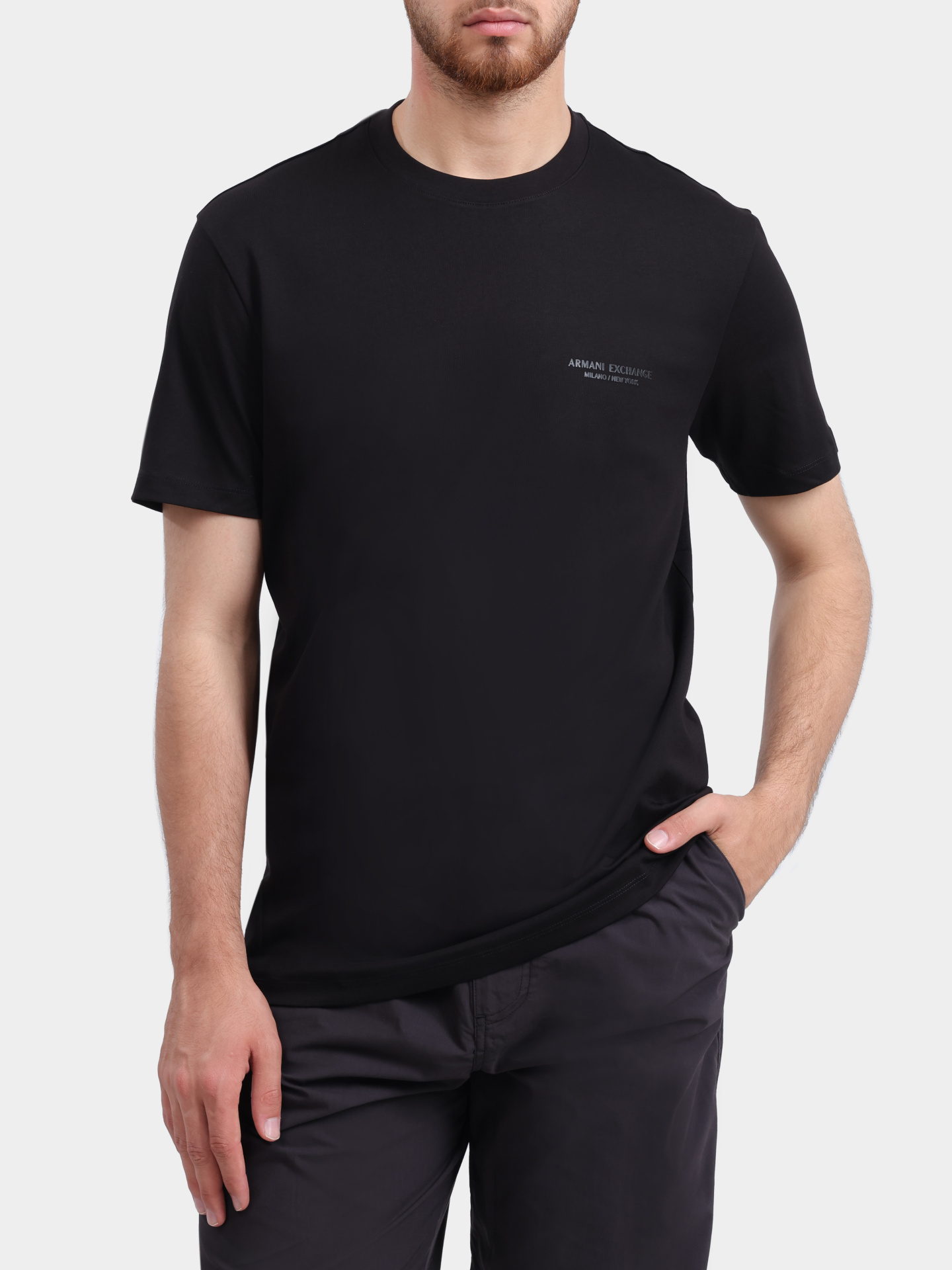 Футболка Armani Exchange XM001281 AF10361 UC001 хлопковая мужская — купить в интернет-магазине Verdistore