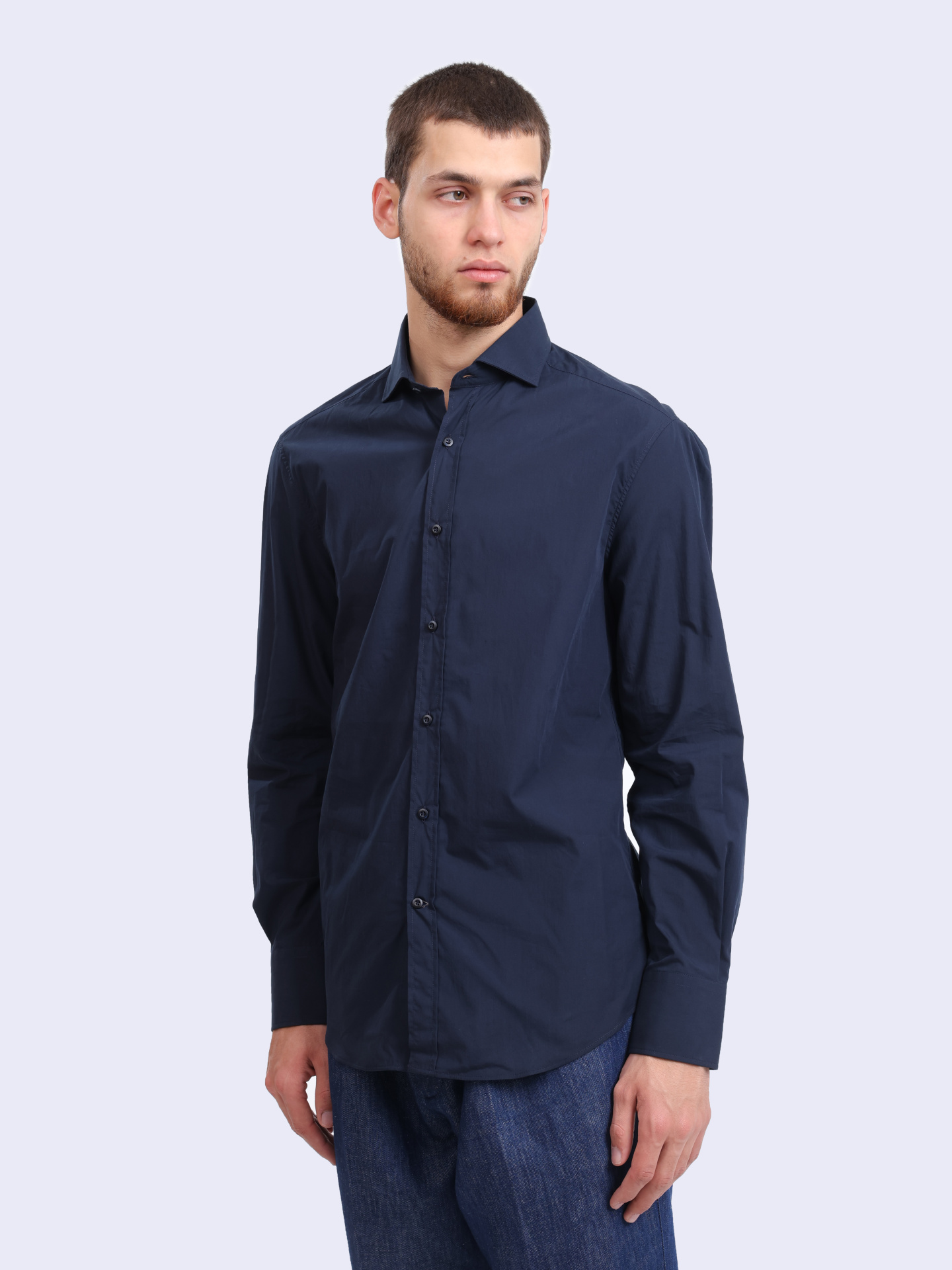 Рубашка Brunello Cucinelli MH6311718 C560 хлопковая мужская — купить в интернет-магазине Verdistore
