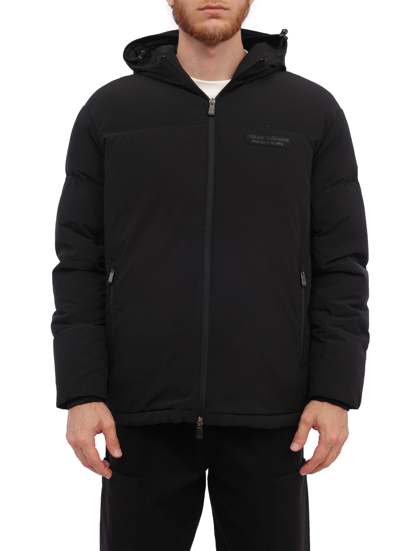 Куртка Armani Exchange 6RZB03 ZNICZ 1200 черная мужская стеганая — купить в интернет-магазине Verdistore
