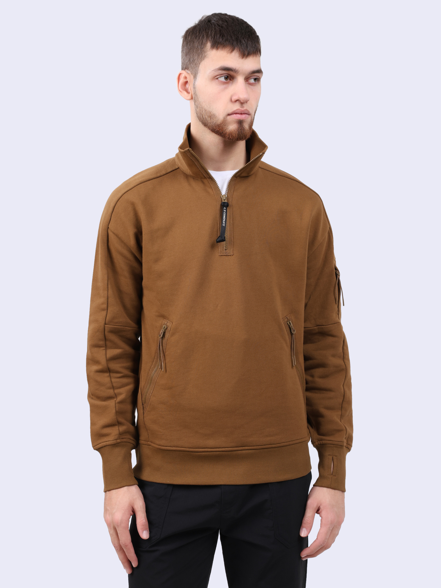 Свитшот C.P. Company 17CMSS027A 005086W 351 горчичный мужской — купить в интернет-магазине Verdistore