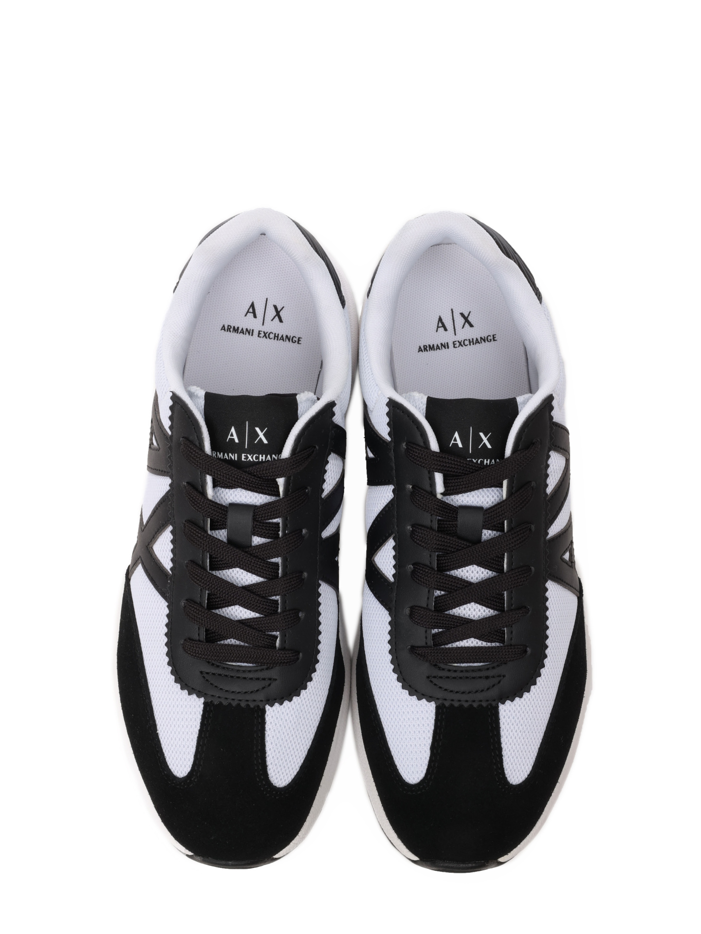 Кроссовки Armani Exchange XUX071 XV527 T685 комбинированные мужские с логотипом — купить в интернет-магазине Verdistore
