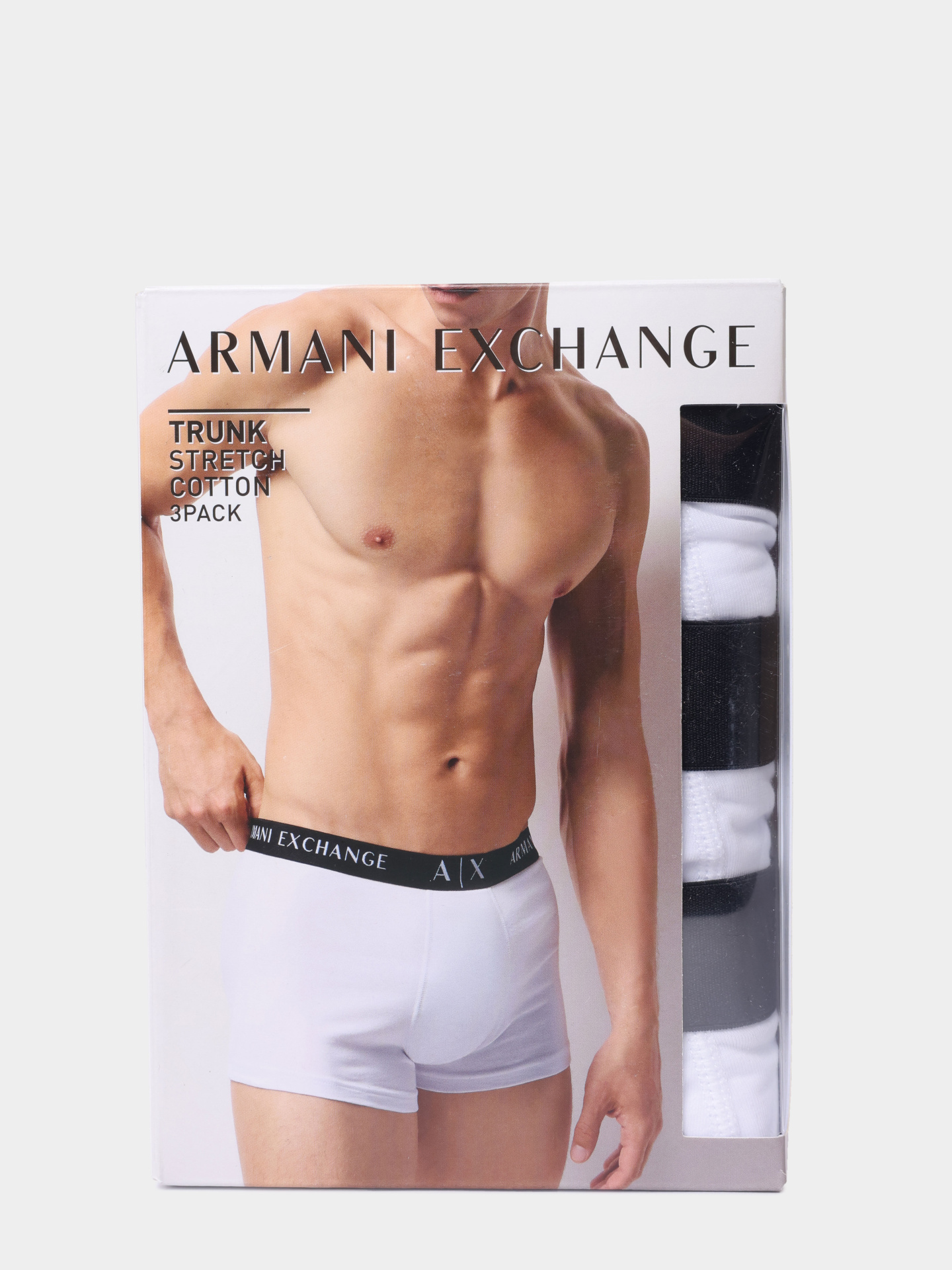 Трусы комплект Armani Exchange XM000871 AF13682 M0066 хлопковые мужские — купить в интернет-магазине Verdistore