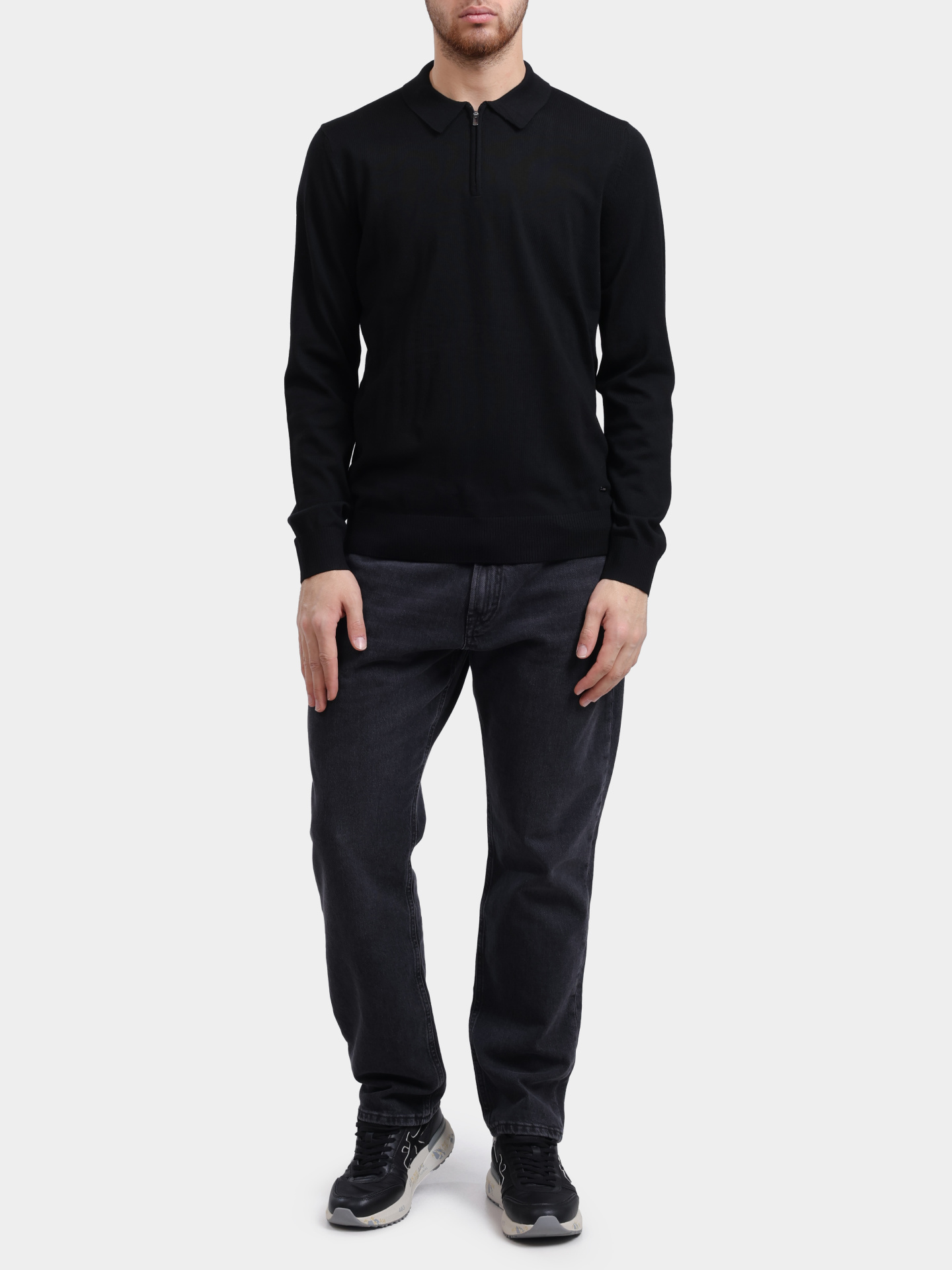 Джемпер Joop! 17 JK-08Dondor 10012053 черный мужской на молнии — купить в интернет-магазине Verdistore