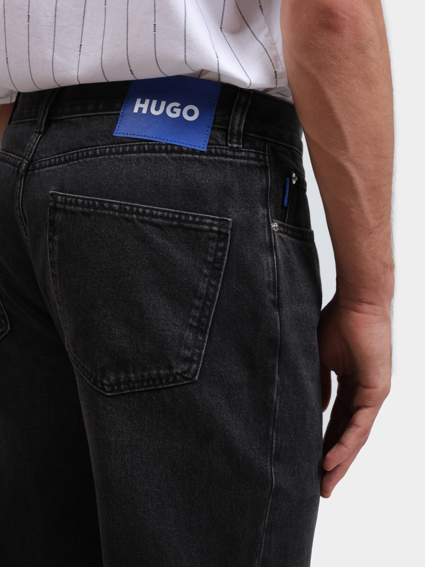 Джинсы Hugo 50511507 021 черные мужские — купить в интернет-магазине Verdistore