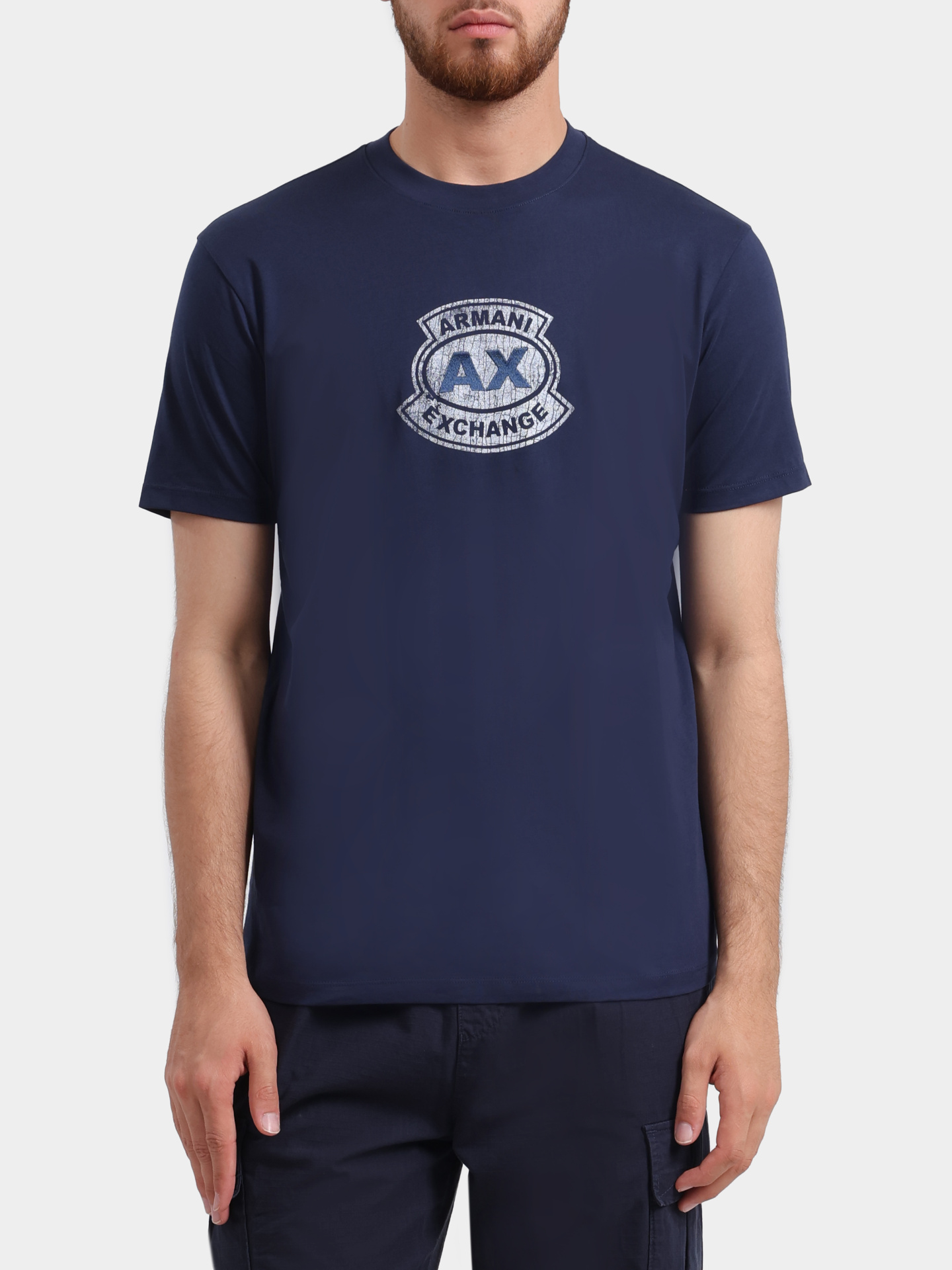 Футболка Armani Exchange XM002776 AF10356 UB096 хлопковая мужская — купить в интернет-магазине Verdistore
