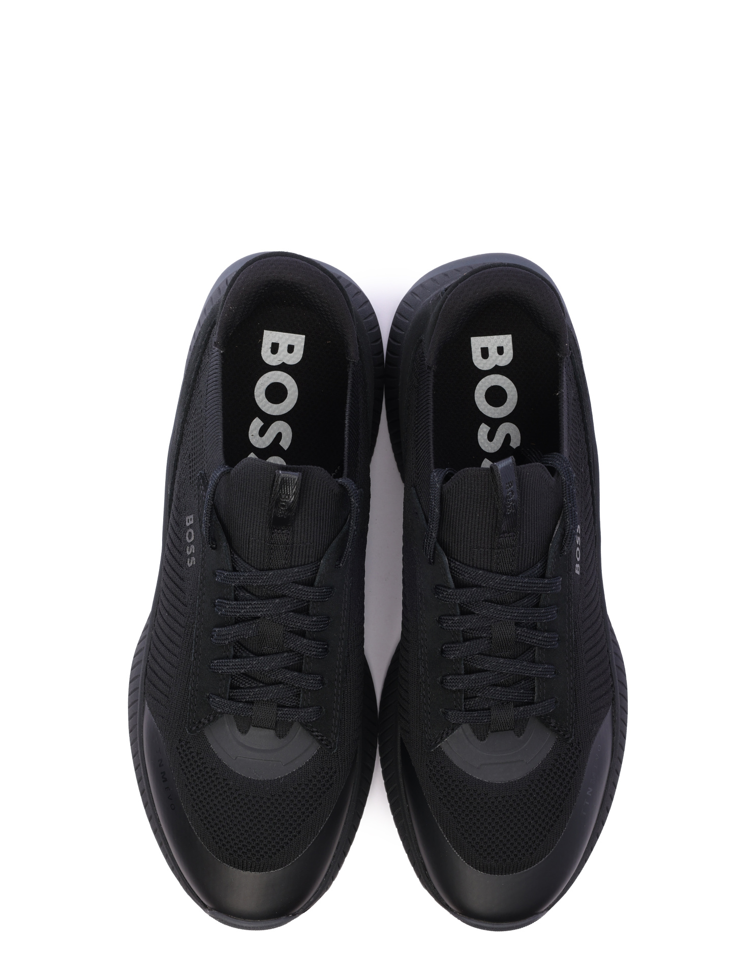Кроссовки Boss 50498904 002 черные мужские из текстиля — купить в интернет-магазине Verdistore