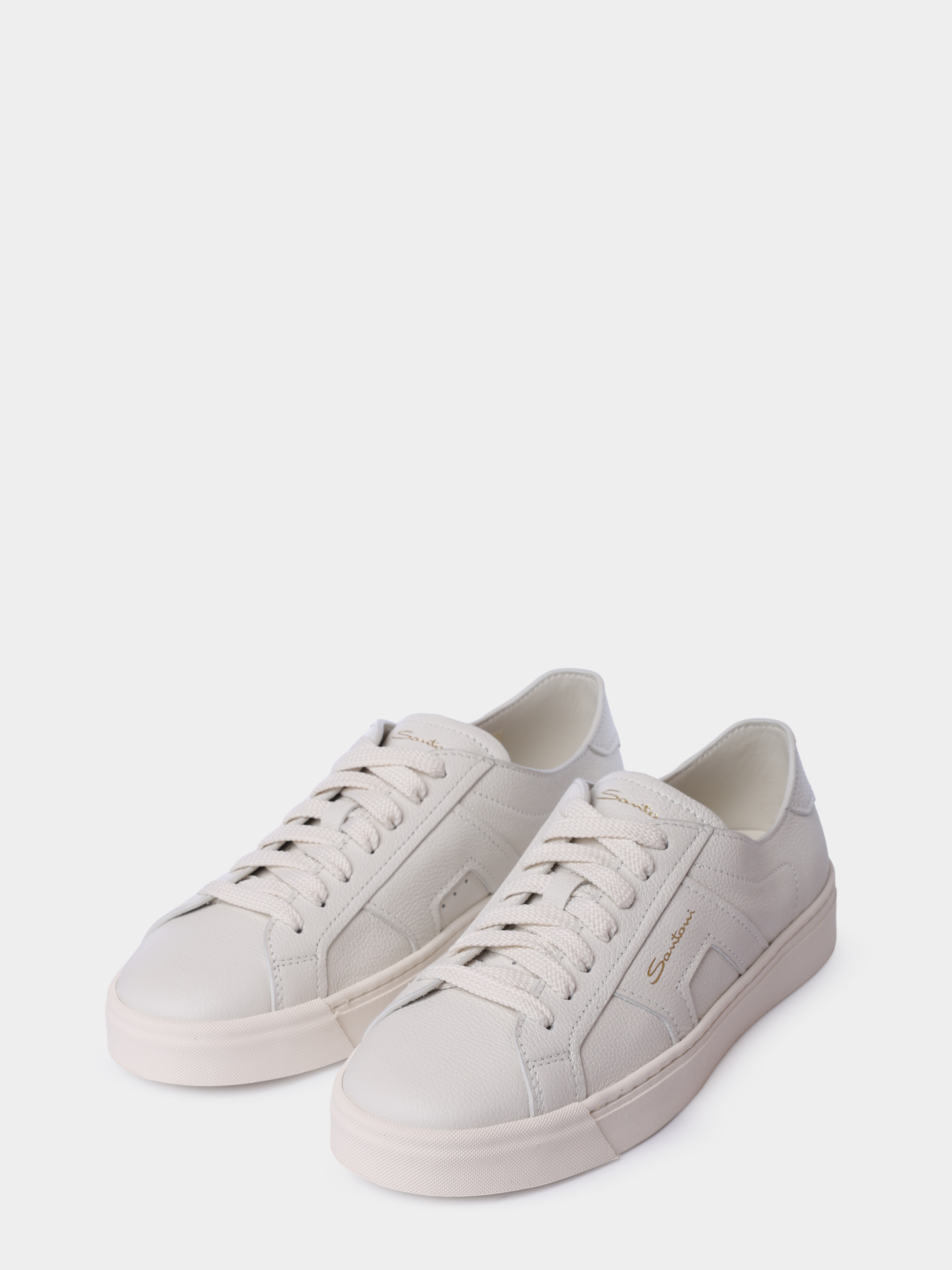 Кеды Santoni WBGG61321PNNTDYII48 кожаные женские — купить в интернет-магазине Verdistore