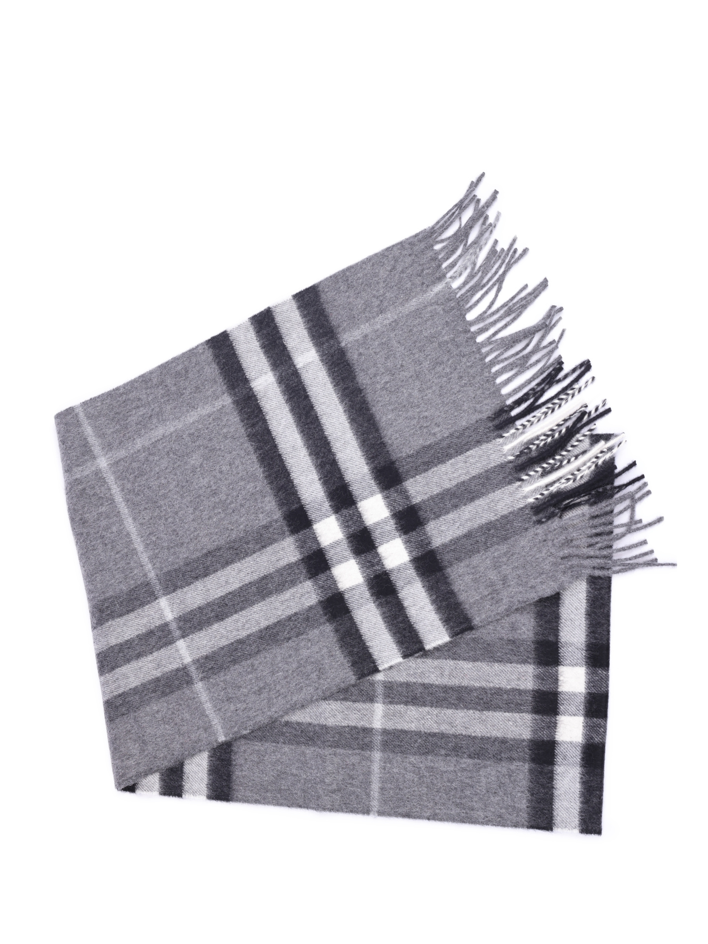 Шарф Burberry 3994207 серый мужской в клетку — купить в интернет-магазине Verdistore