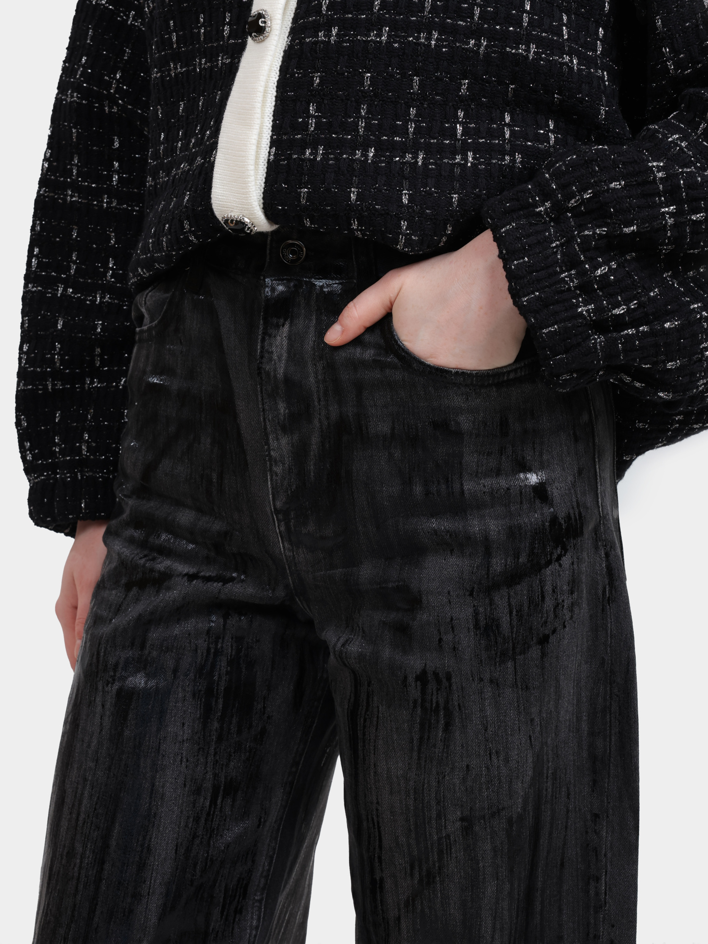 Джинсы Liu-Jo MF5358 D0299 87476 черные женские — купить в интернет-магазине Verdistore