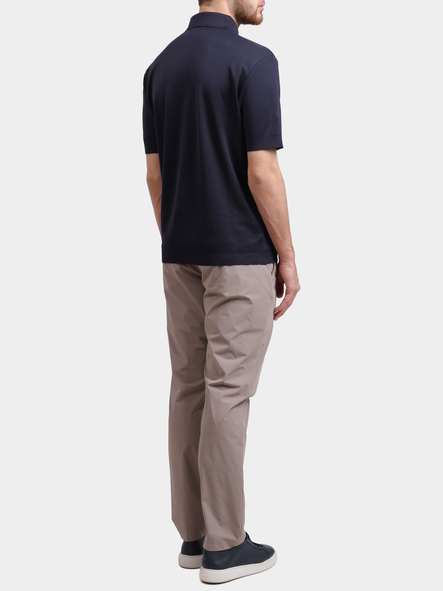 Поло Herno JPL00125U 52059 9201 хлопковое мужское — купить в интернет-магазине Verdistore