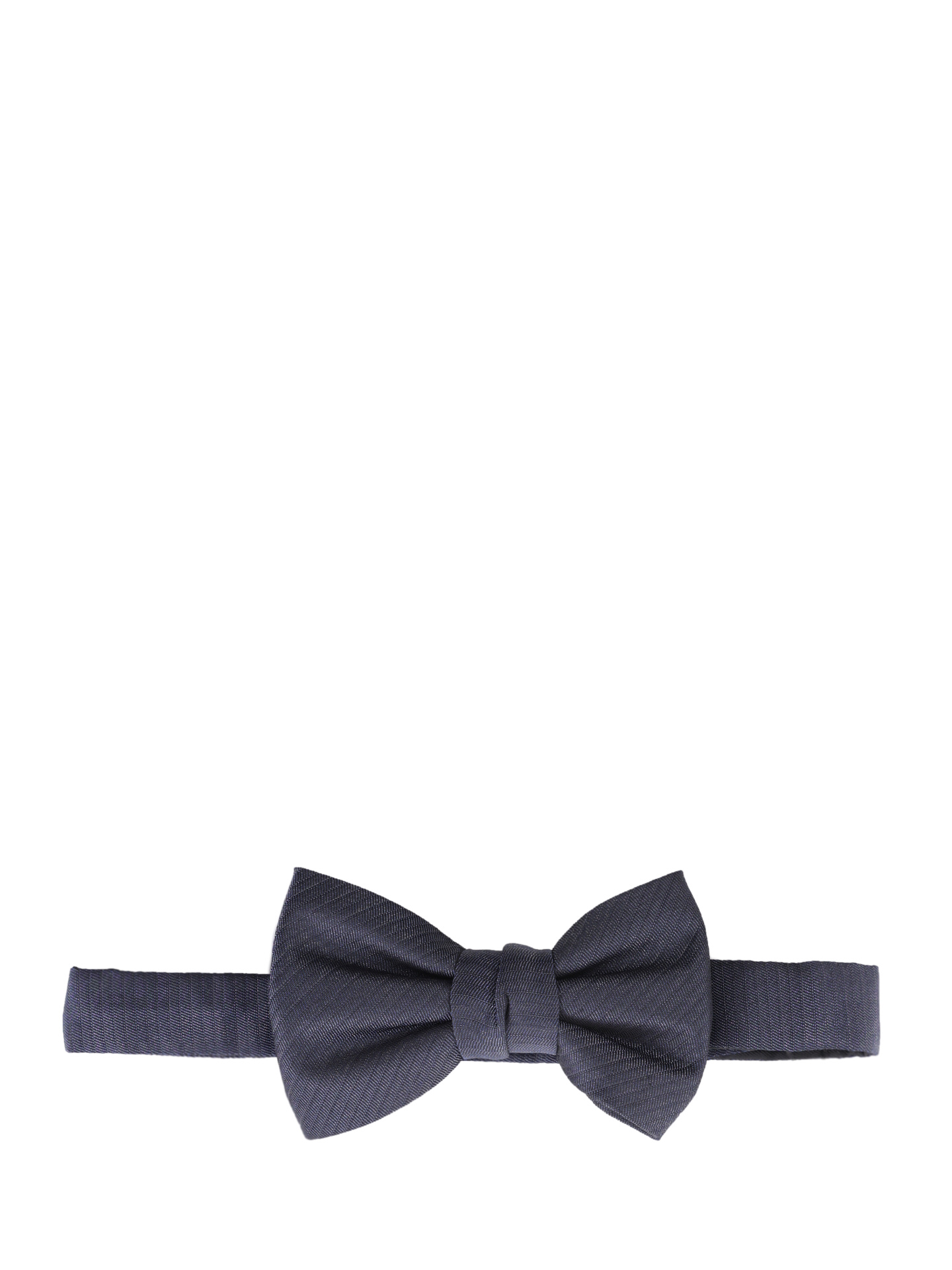 Галстук-бабочка темно-синего цвета из мягкого шелка — купить в интернет-магазине Verdistore