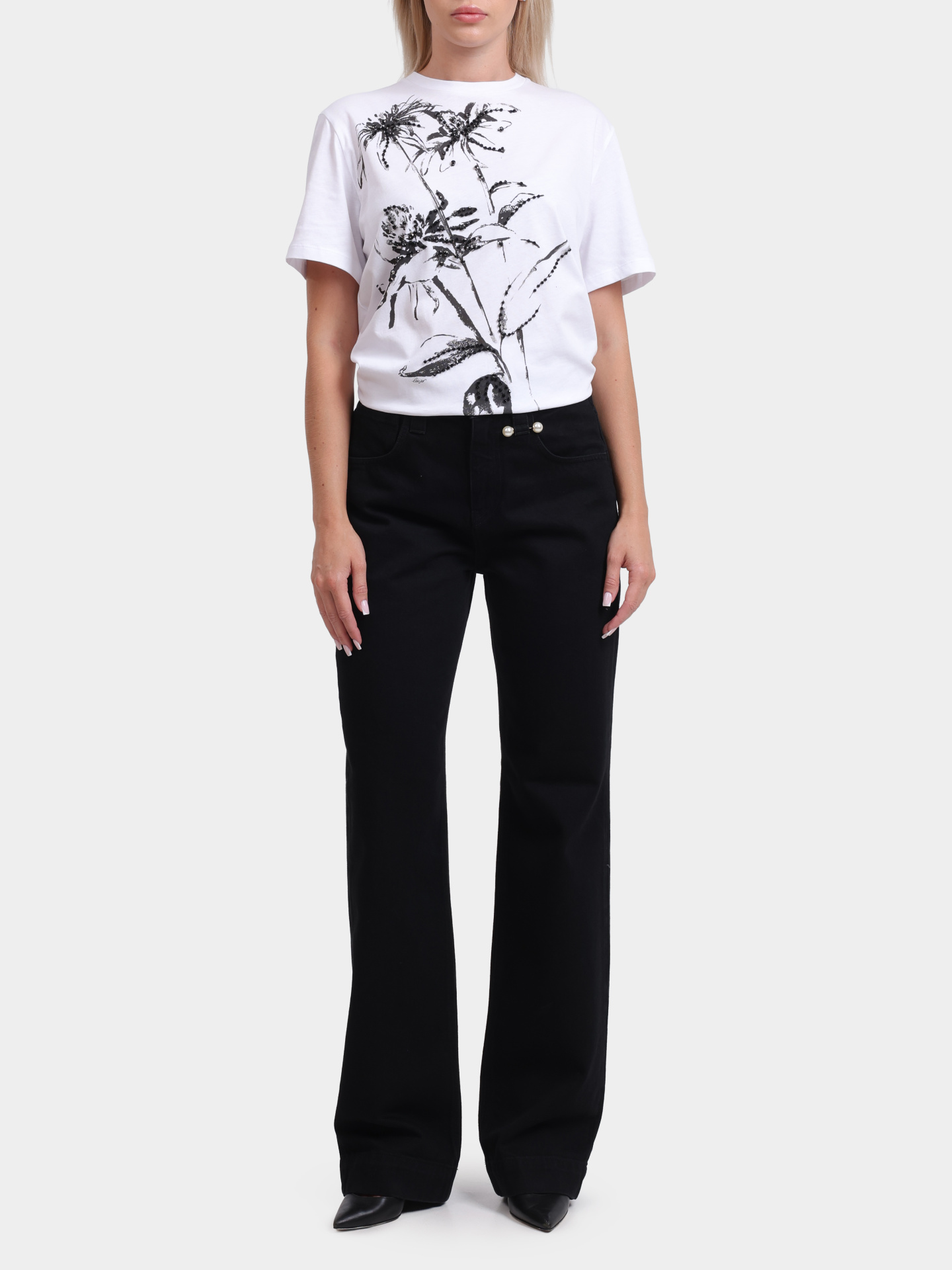 Джинсы Liu-Jo CF5110 D5028 87019 черные женские — купить в интернет-магазине Verdistore