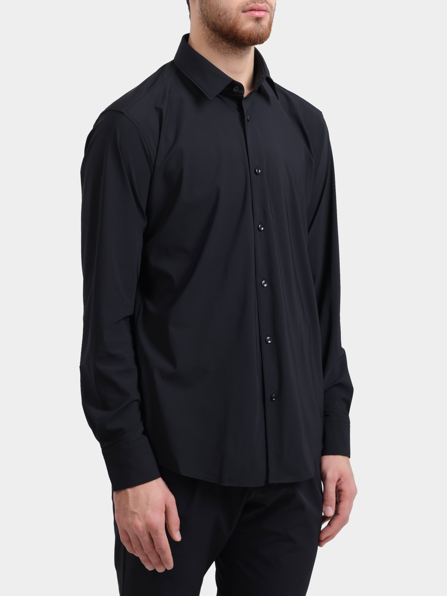 Рубашка Boss 50539043 001 черная мужская — купить в интернет-магазине Verdistore