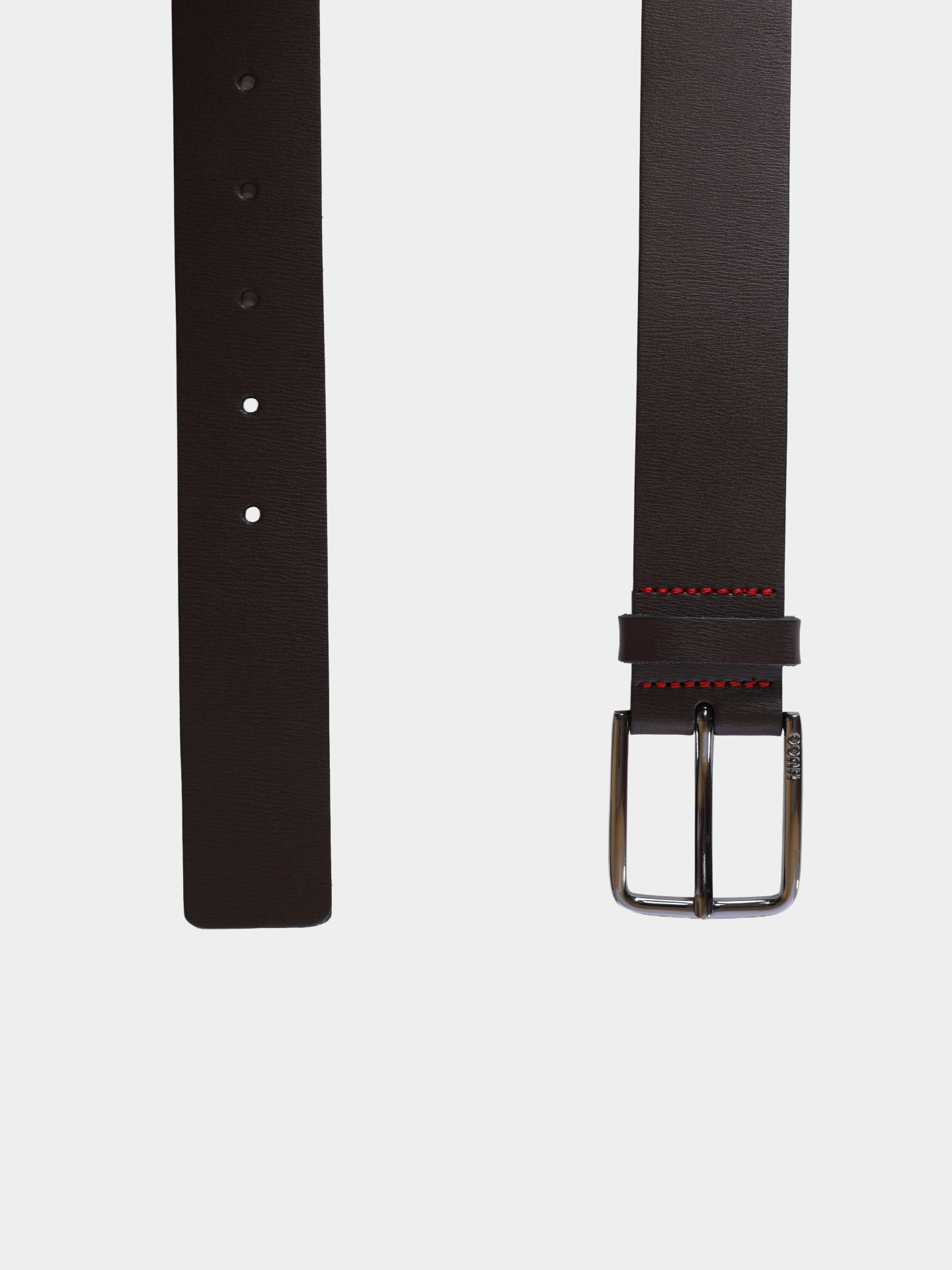 Ремень Hugo 50491997 205 коричневый мужской из кожи — купить в интернет-магазине Verdistore