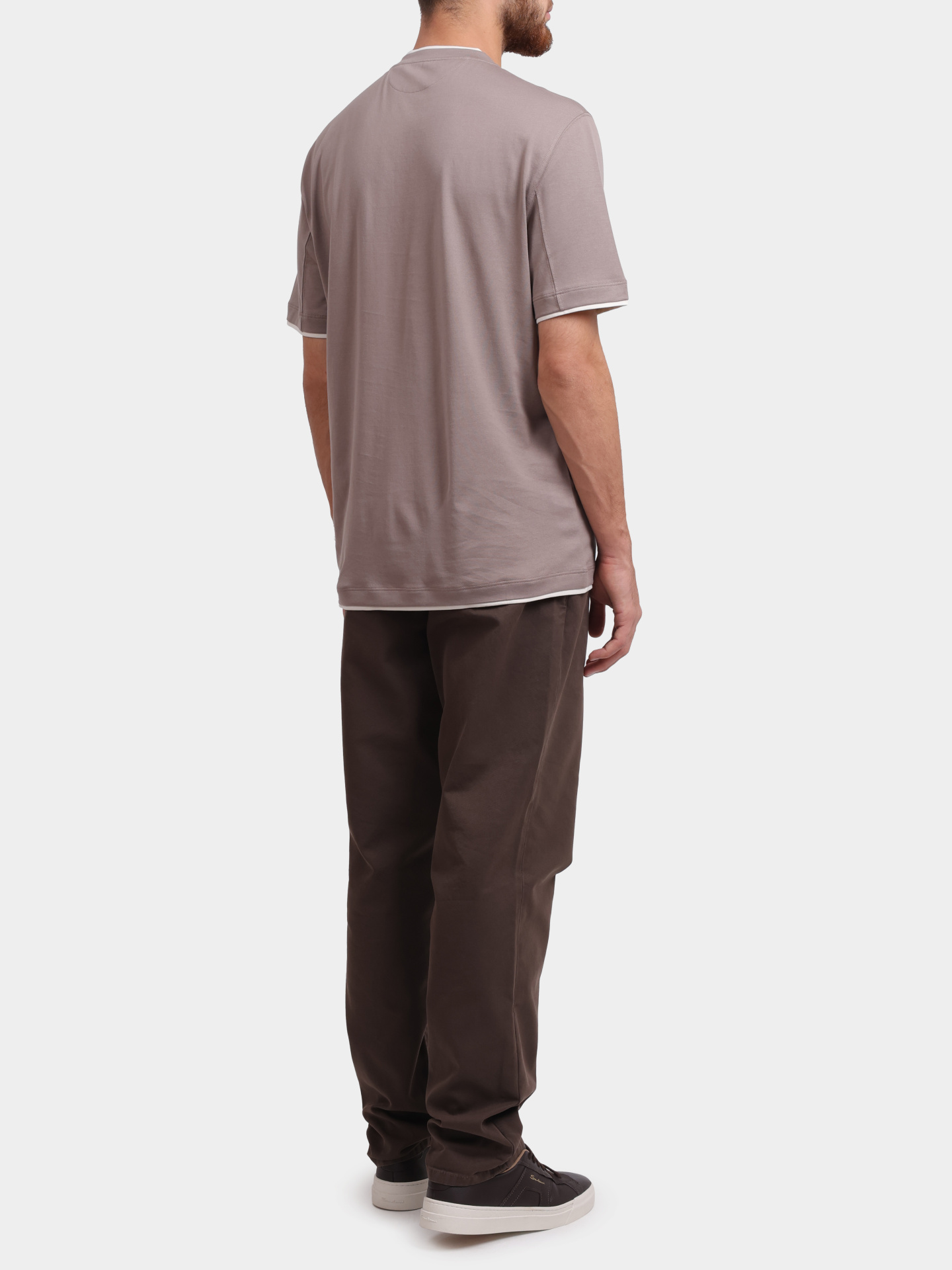 Футболка Brunello Cucinelli M0B137427 CZM82 хлопковая мужская — купить в интернет-магазине Verdistore