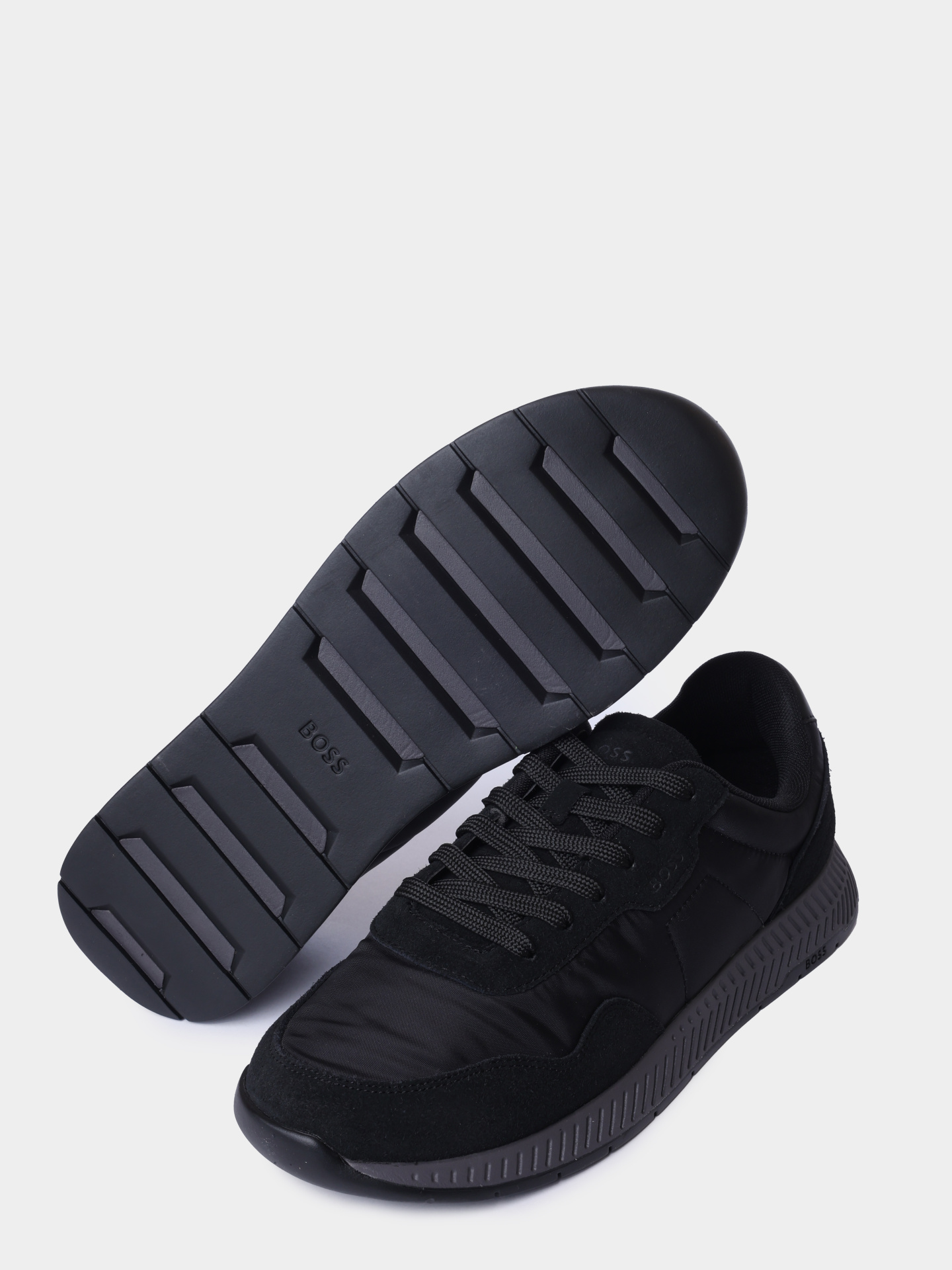 Кроссовки Boss Titanium Runn_sdnypa 10275890 01 50552895 005 черные мужские  — купить в интернет-магазине Verdistore