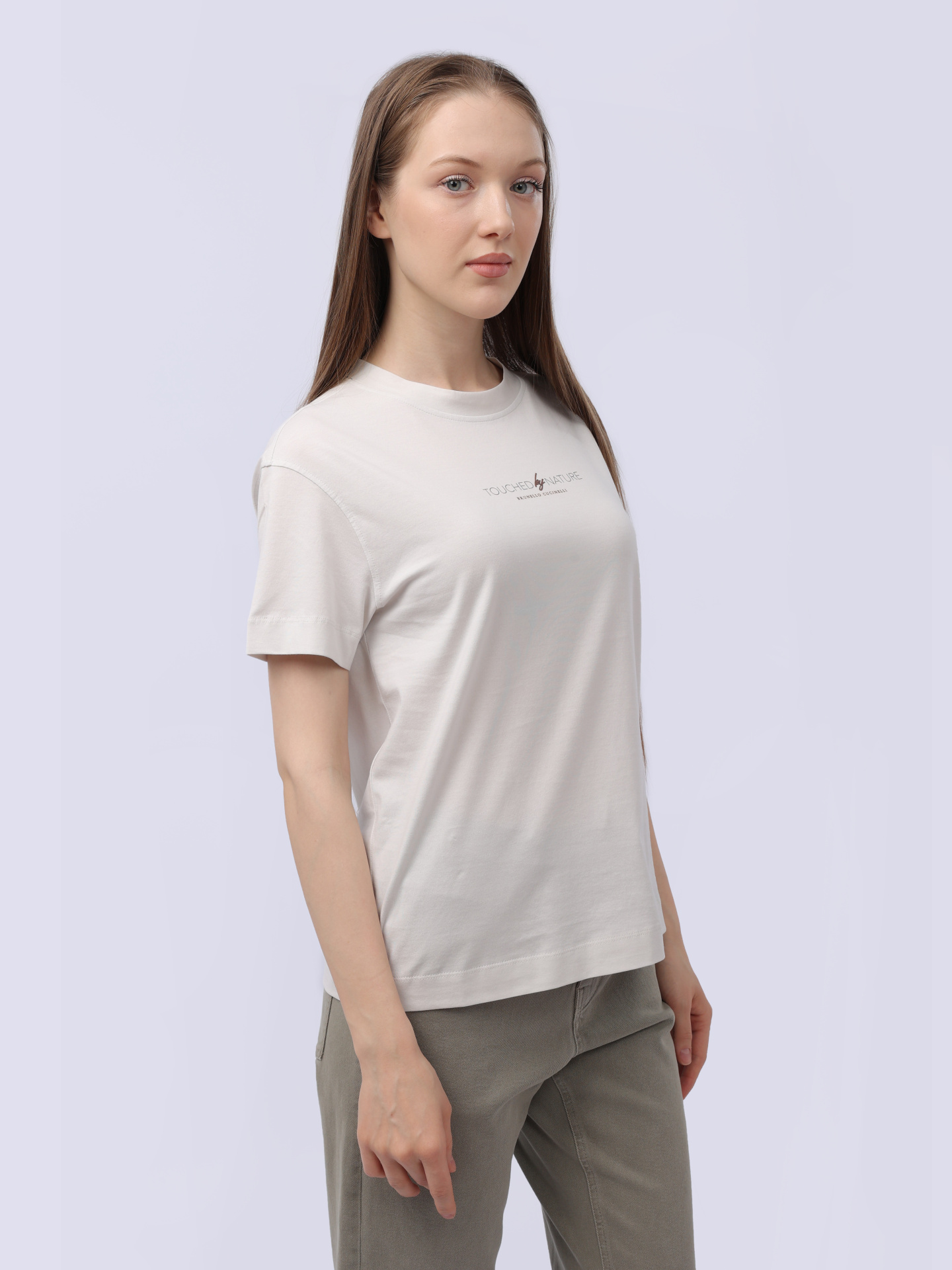 Футболка Brunello Cucinelli M0A45EI600 C9443 хлопковая женская — купить в интернет-магазине Verdistore