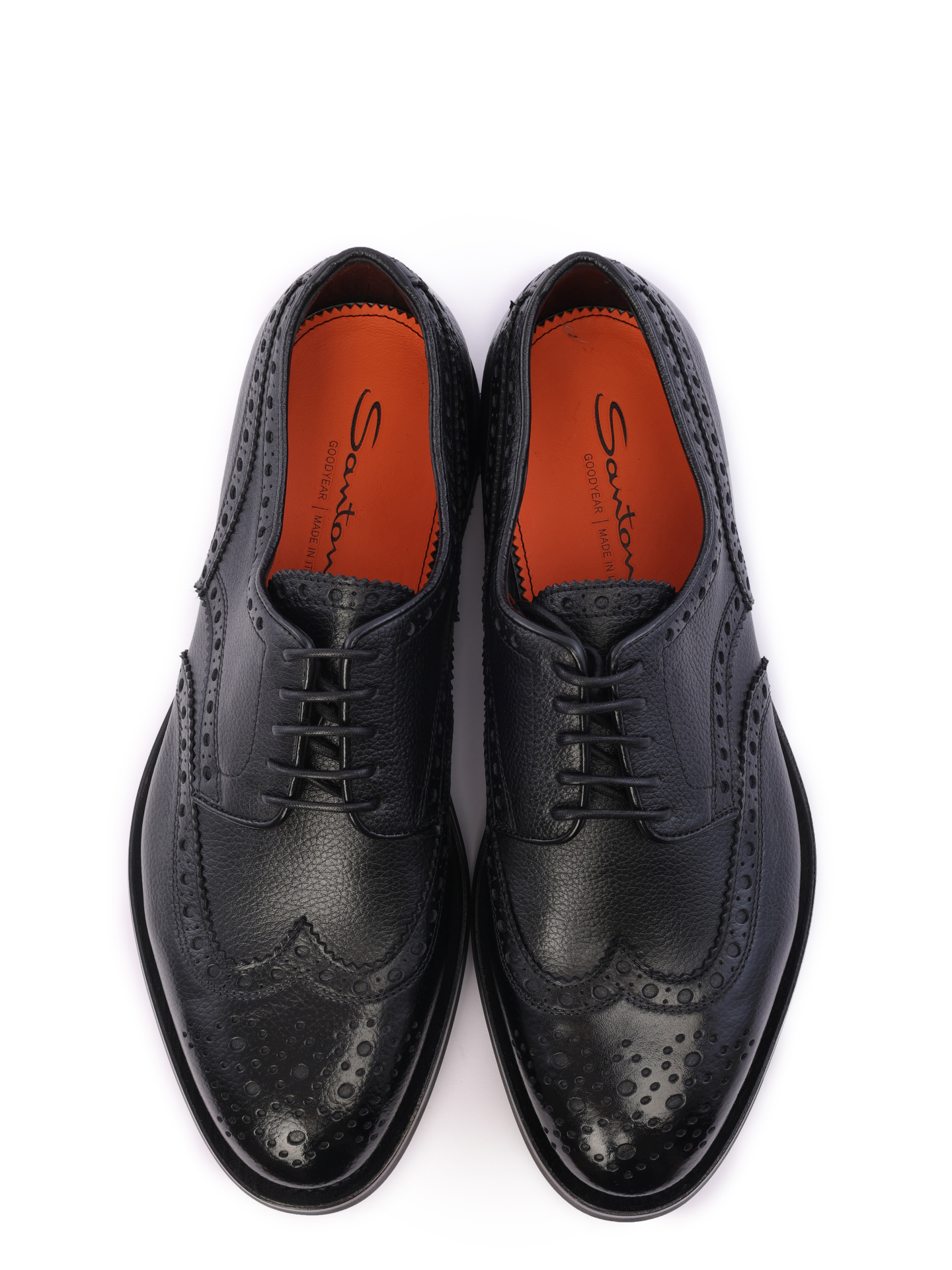 Дерби из черной фактурной кожи на высоком каблуке — купить в интернет-магазине Verdistore