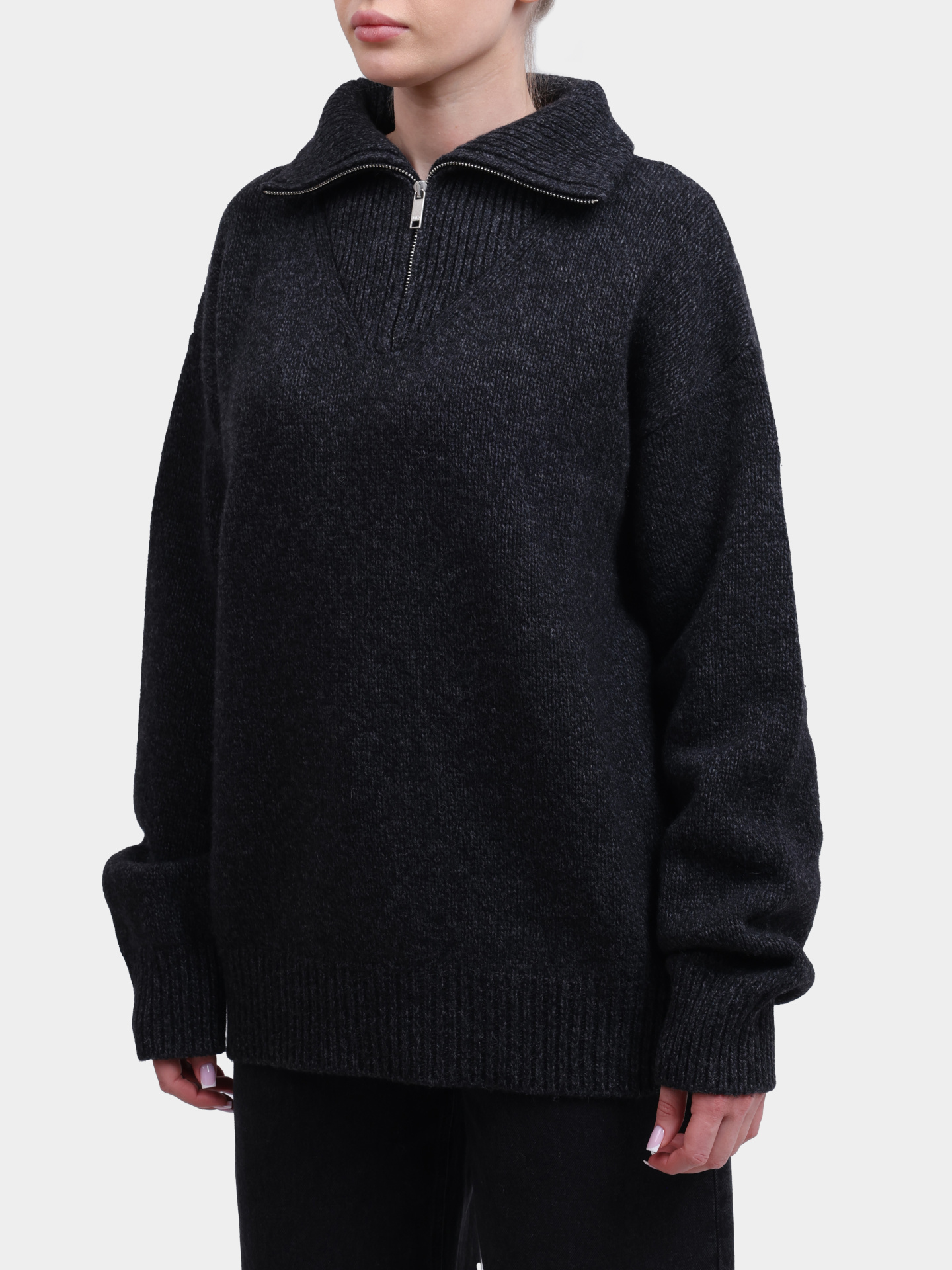 Свитер Autry SEPX - N1KK черный женский с длинными рукавами — купить в интернет-магазине Verdistore