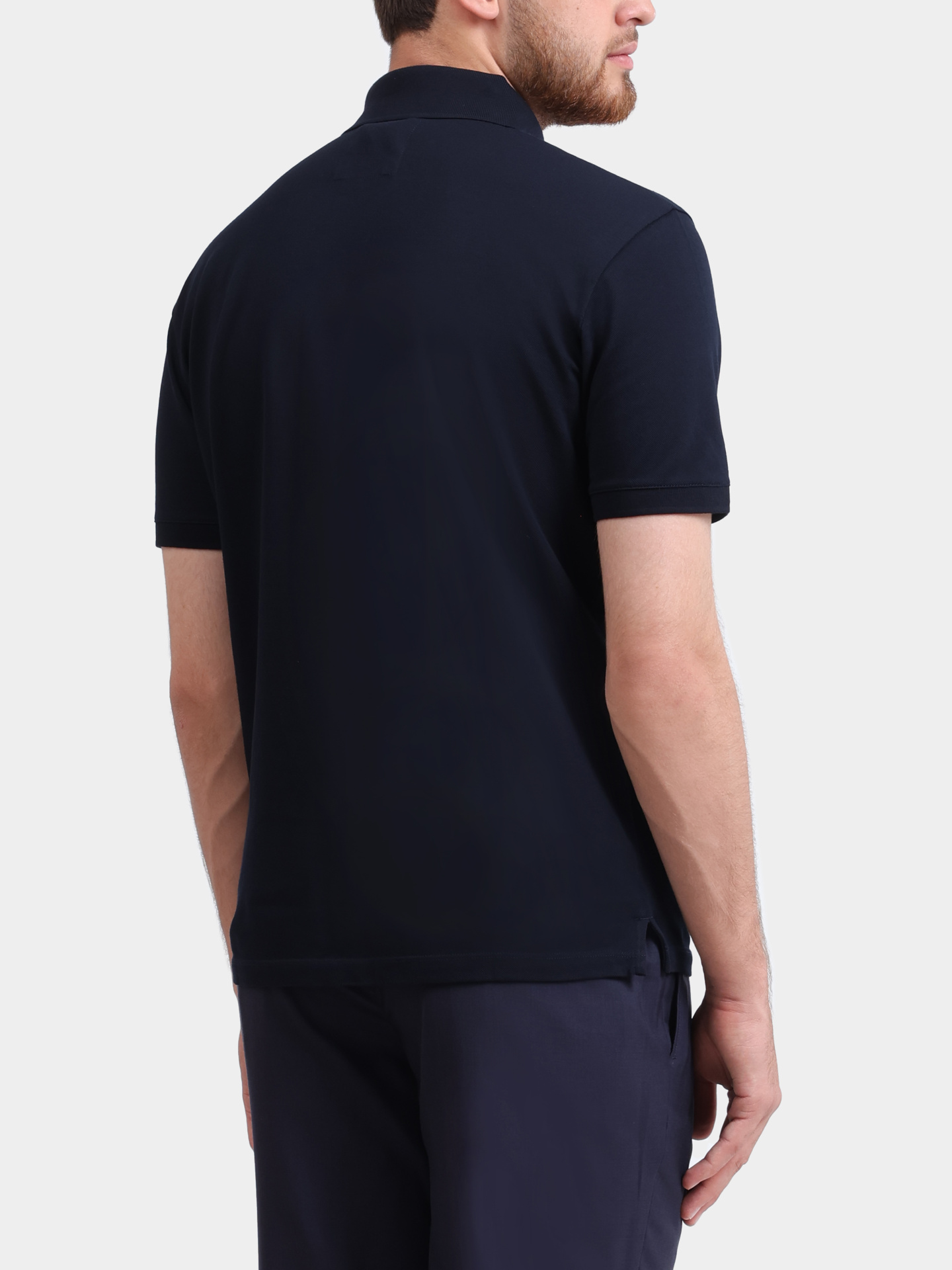 Поло Emporio Armani EM004643 AF12955 UB118 хлопковое мужское — купить в интернет-магазине Verdistore
