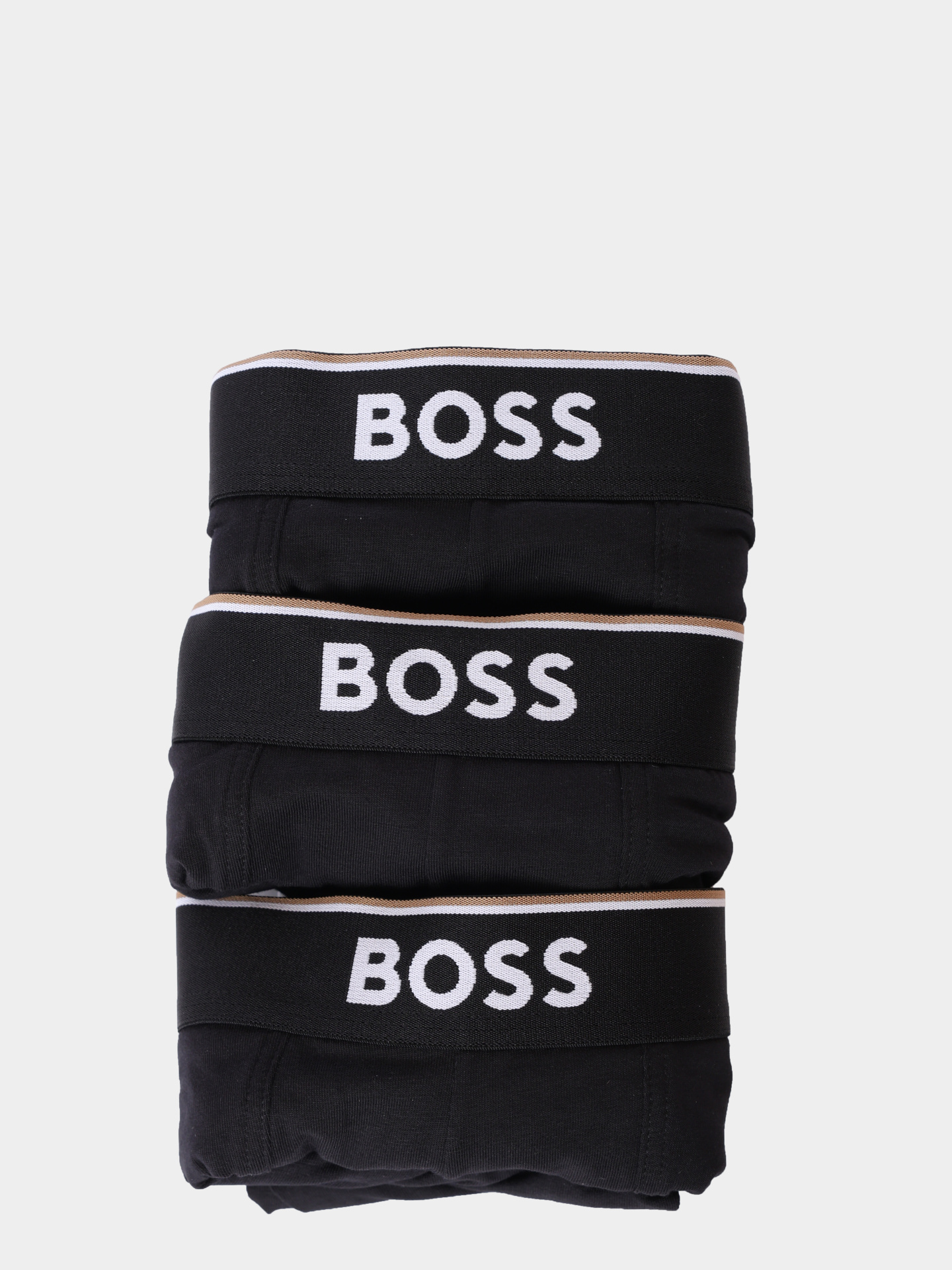 Трусы комплект Boss 50538142 001 черные мужские из хлопка — купить в интернет-магазине Verdistore