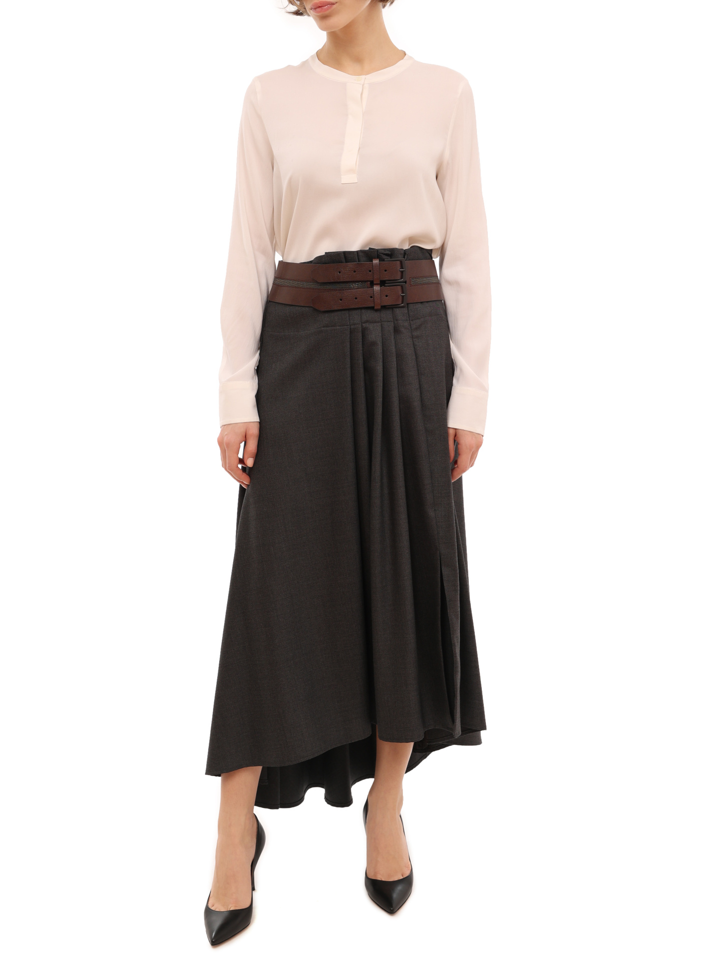 Юбка Brunello Cucinelli M031PG2856 C1122 асимметричная женская — купить в интернет-магазине Verdistore