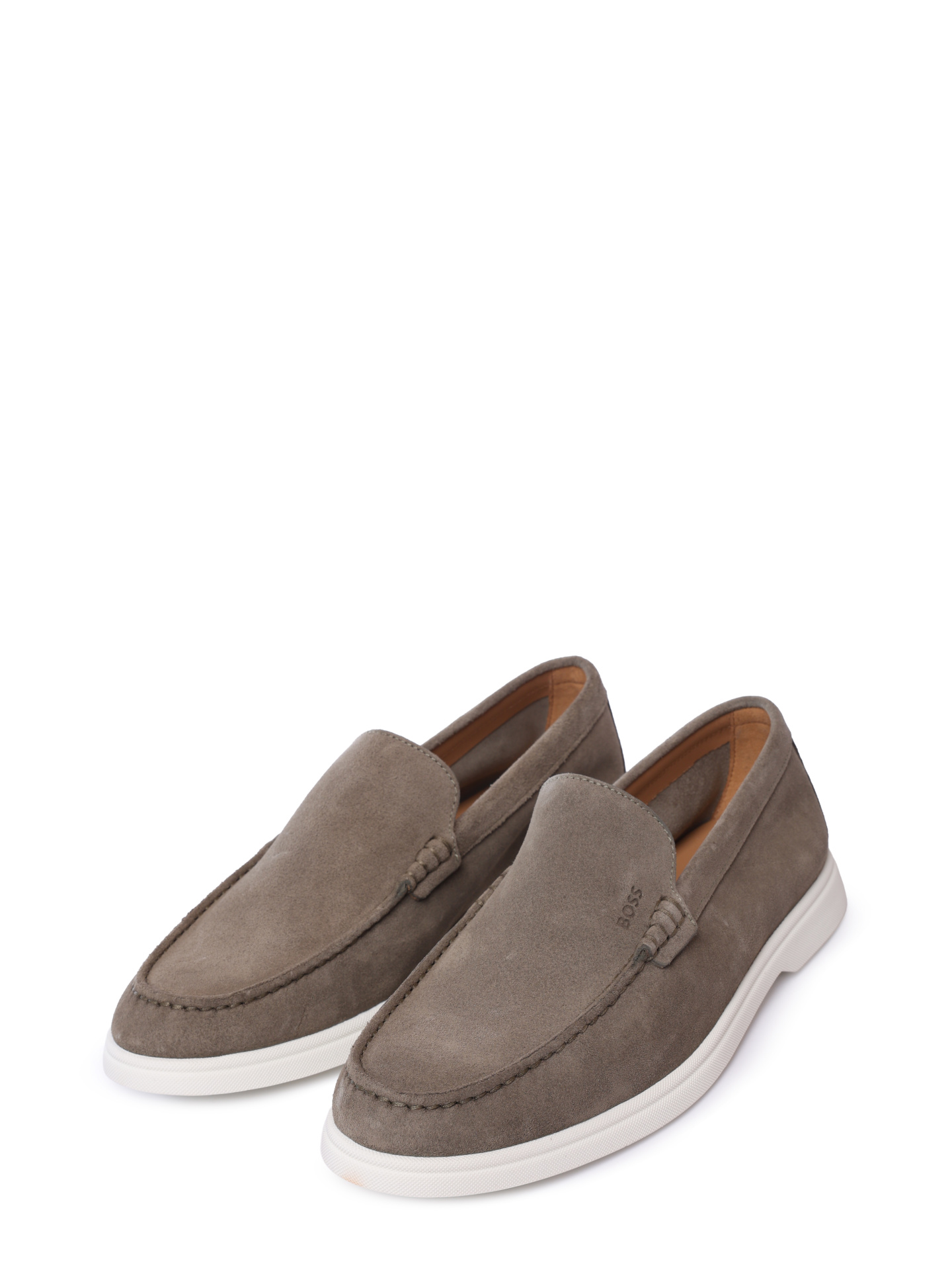 Лоферы Boss 50543083 342 хаки мужские из замши — купить в интернет-магазине Verdistore