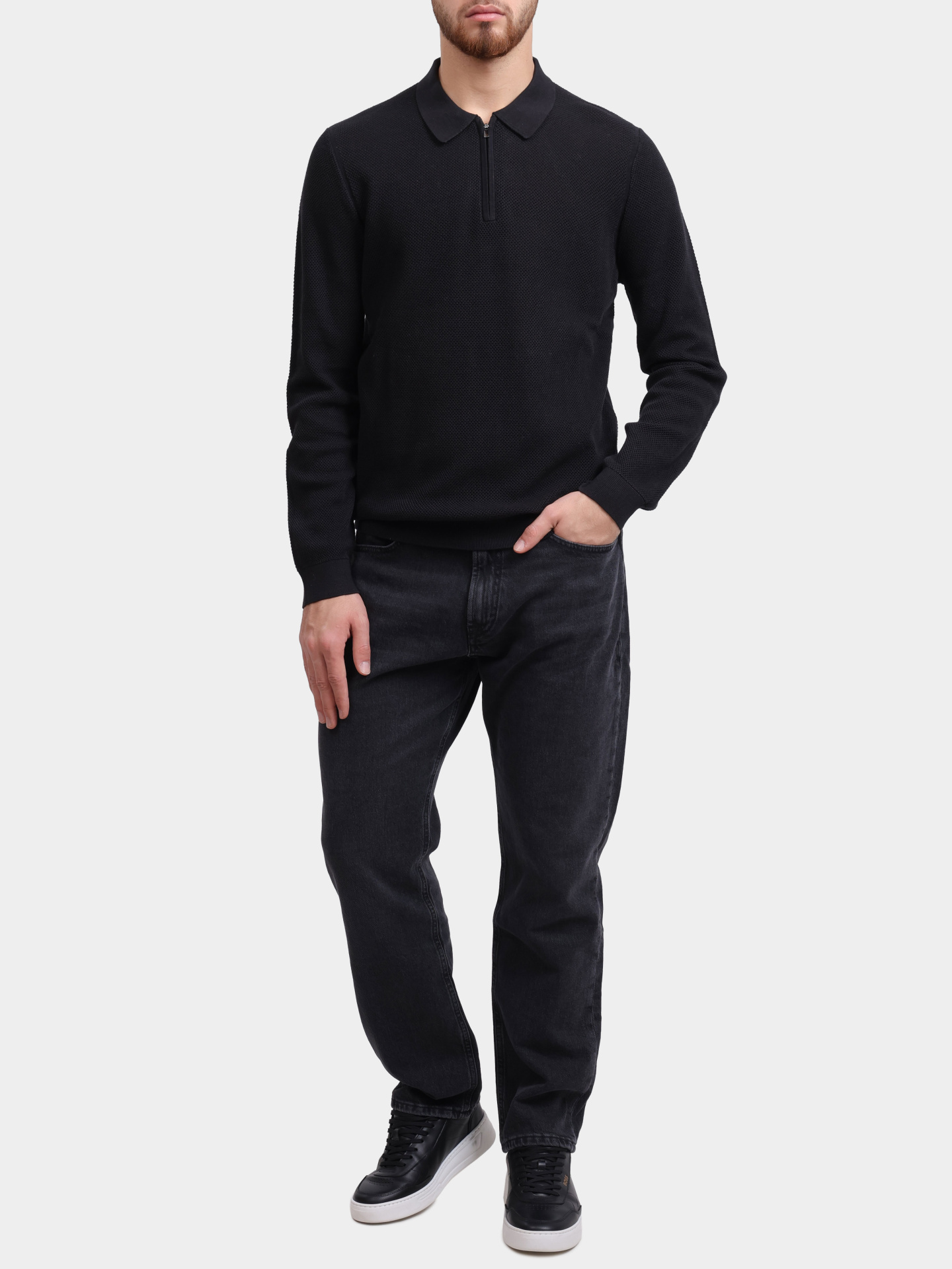 Джемпер Joop! 17 JK-04Nadimo 10019794 001 черный мужской — купить в интернет-магазине Verdistore