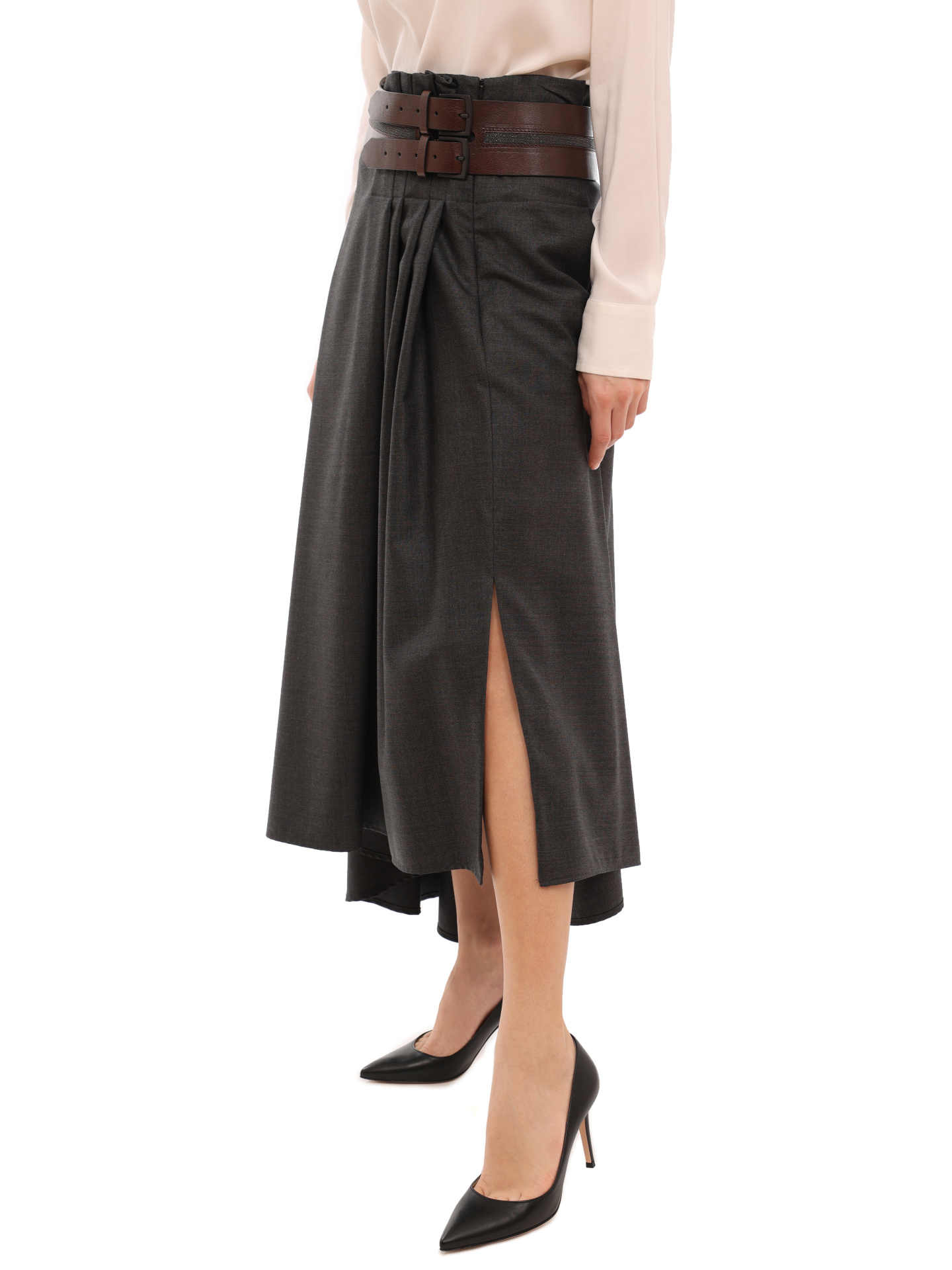 Юбка Brunello Cucinelli M031PG2856 C1122 асимметричная женская — купить в интернет-магазине Verdistore