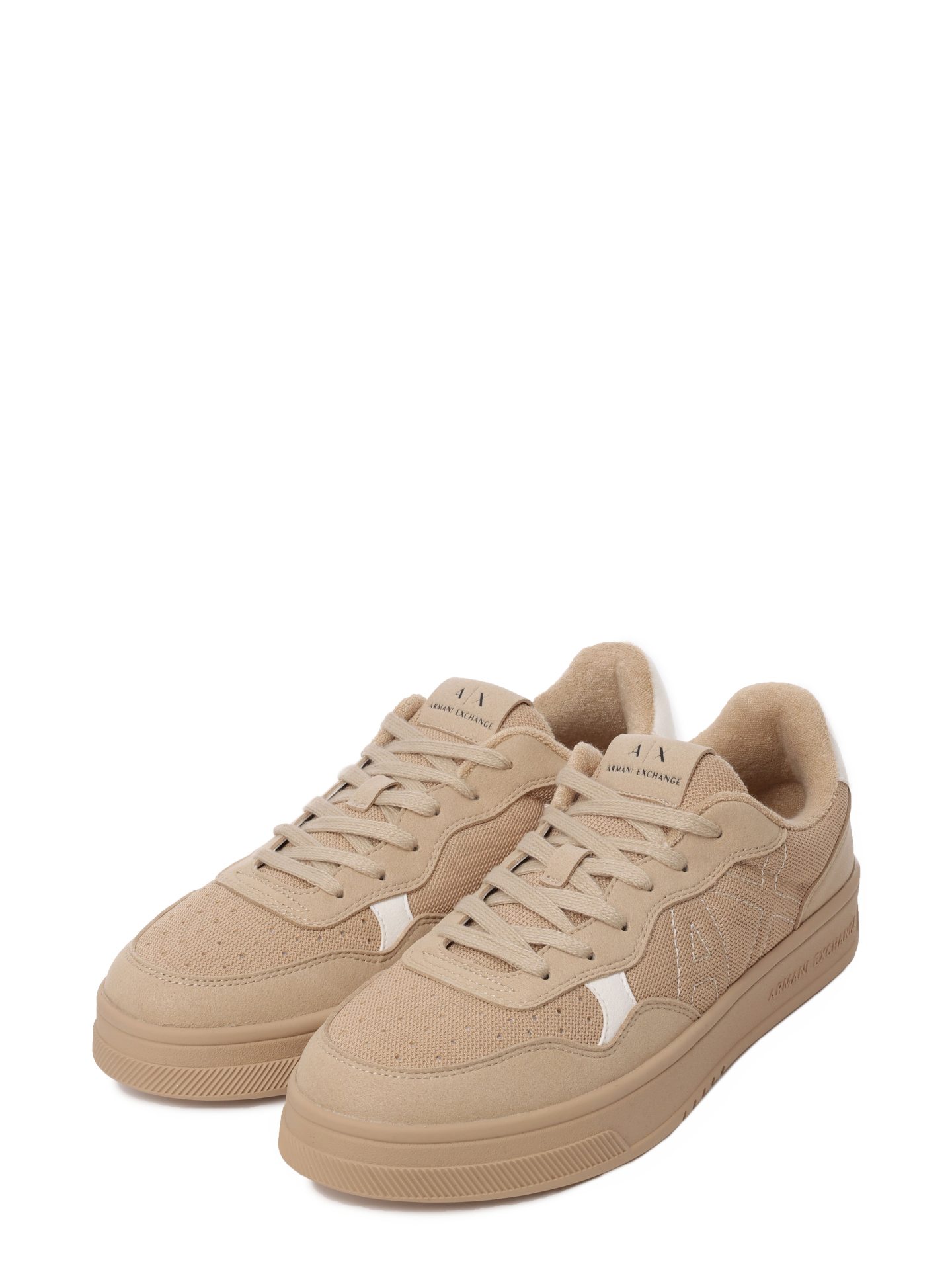 Кеды Armani Exchange XUX148 XV804 00117 бежевые мужские — купить в интернет-магазине Verdistore