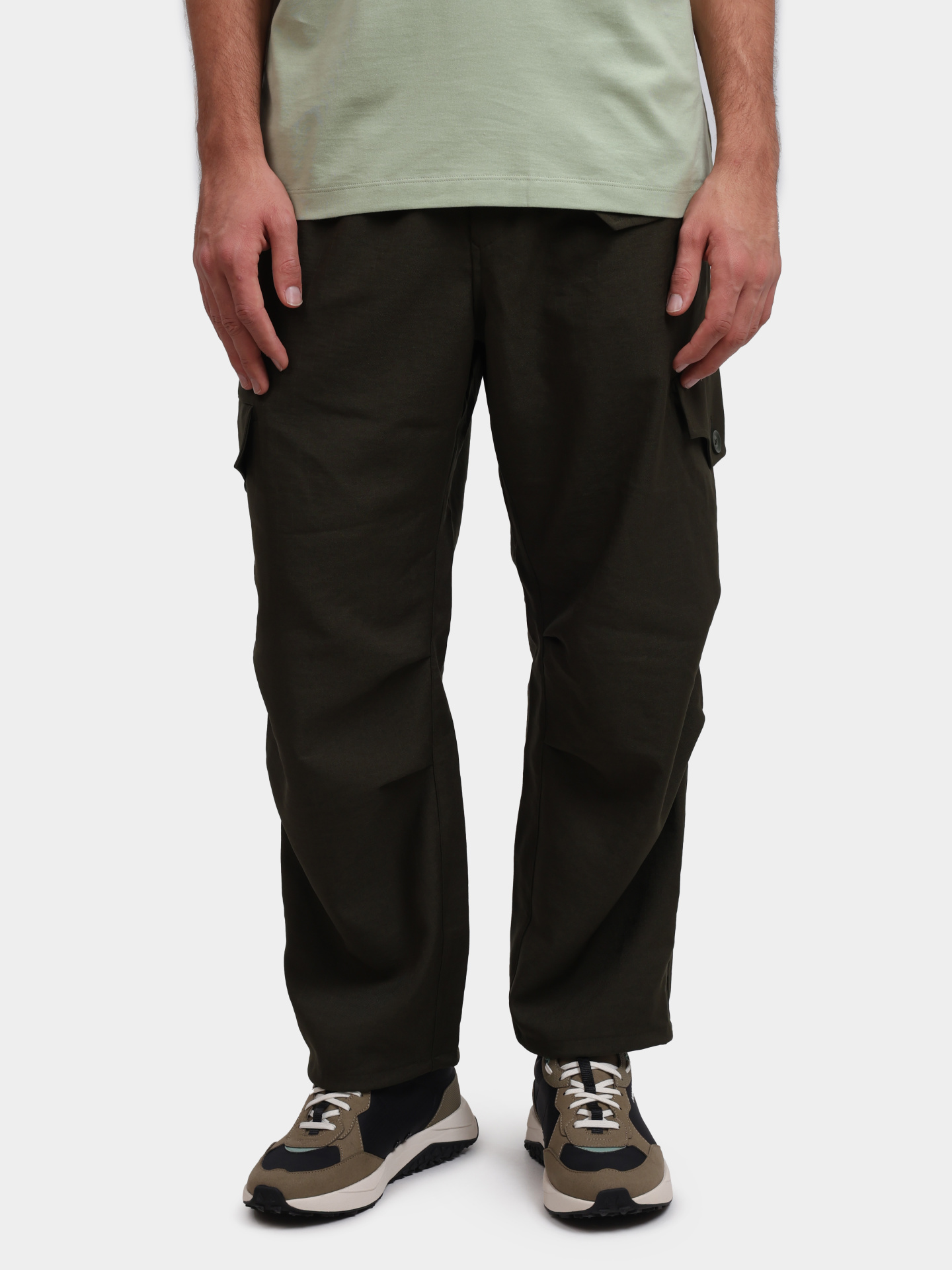 Брюки-карго Y-3 JE3436 зеленые мужские — купить в интернет-магазине Verdistore