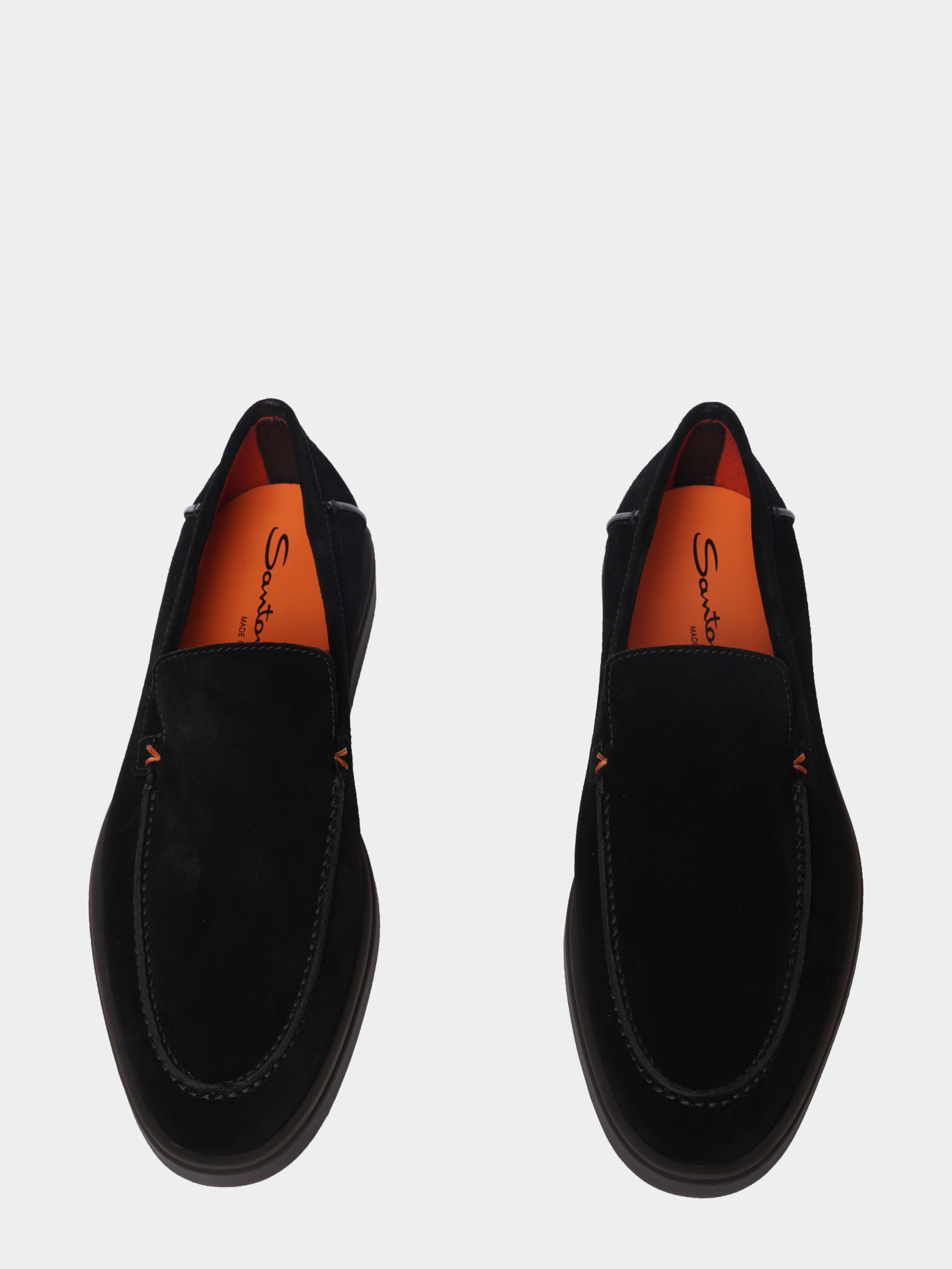 Лоферы Santoni MGDG17824SMOKSVUN01 замшевые мужские — купить в интернет-магазине Verdistore